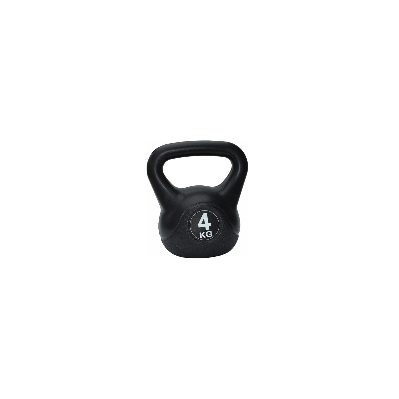 Dazikemo Kettlebell 4 kg Schwarz Kugelhantel Premium