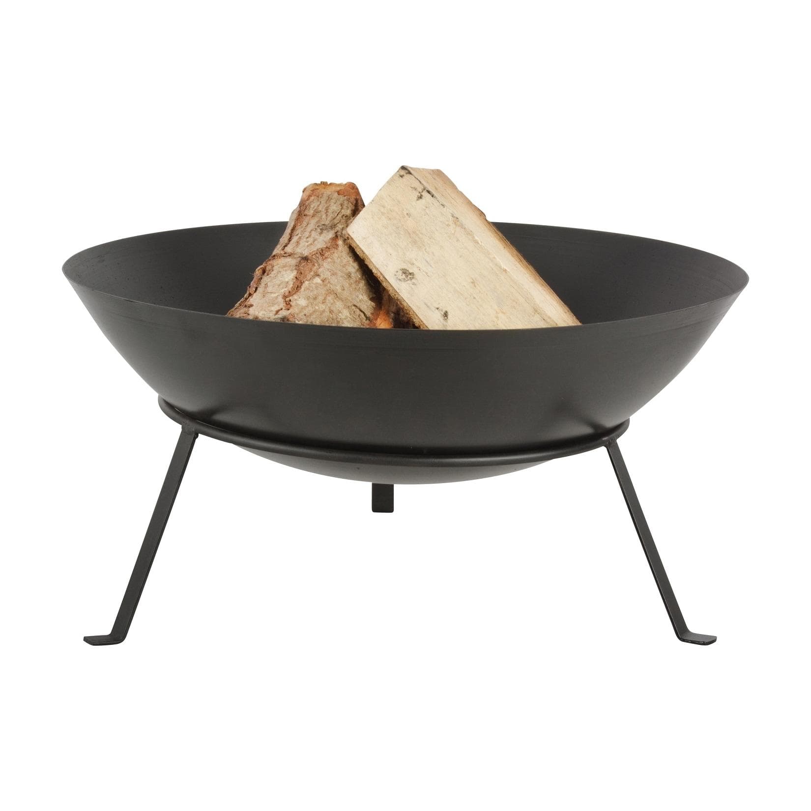 Jet-Line Feuerschale Feuerkorb Grillschale Metall Minnesota Schwarz