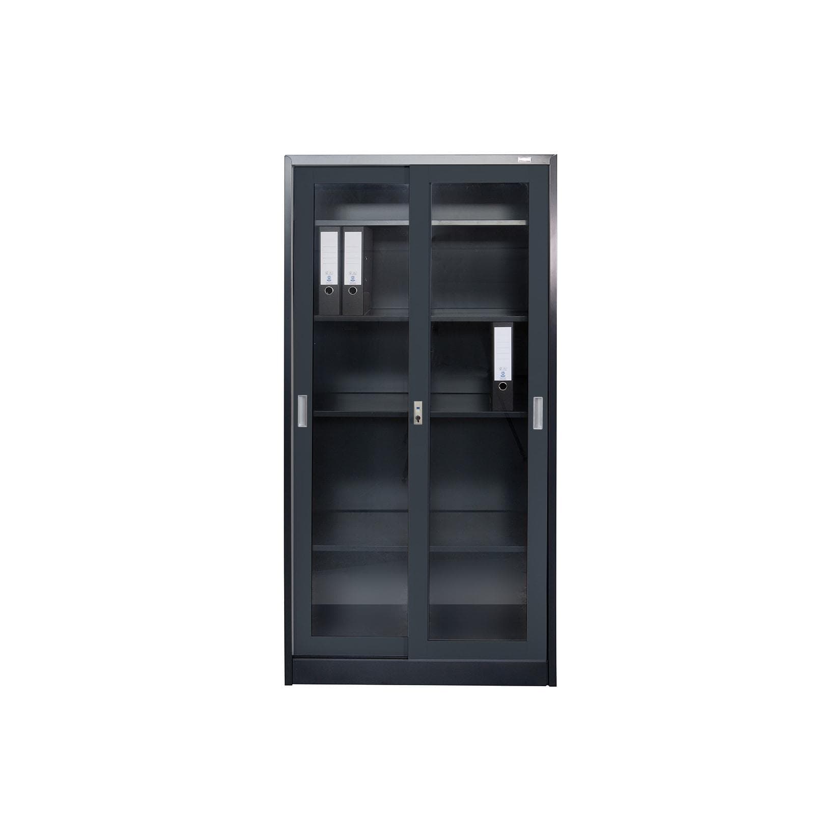 Jet-Line Aktenschrank St. Petersburg Anthrazit mit Glasfront