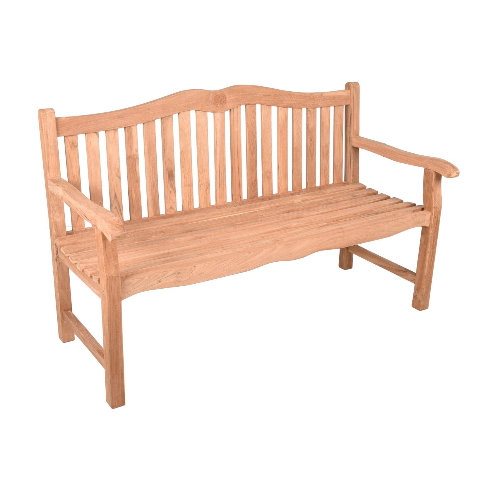 Garden Pleasure Bank ROMANG 3-Sitzer Teakholz Braun