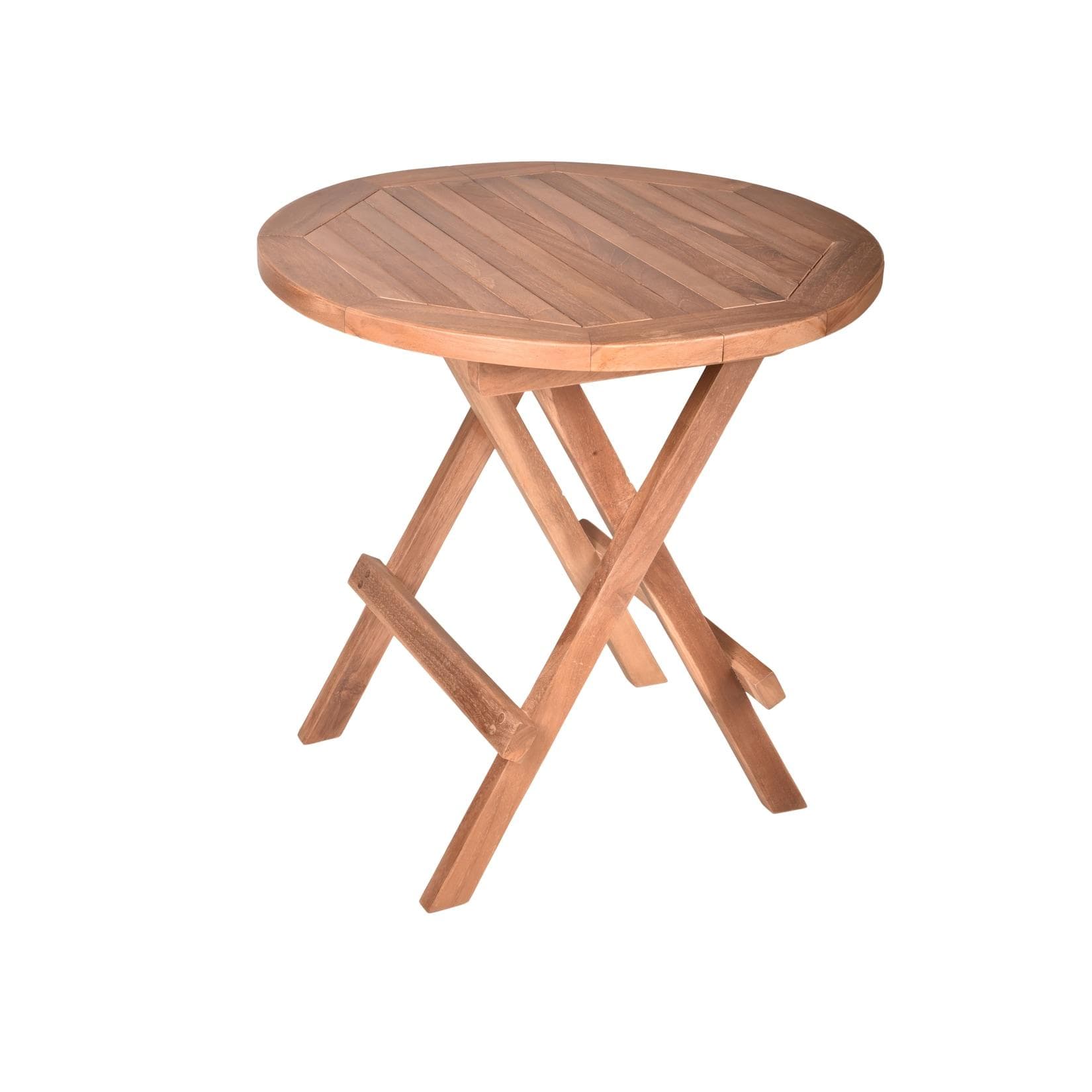Garden Pleasure Beistelltisch MITAN rund Teak massiv