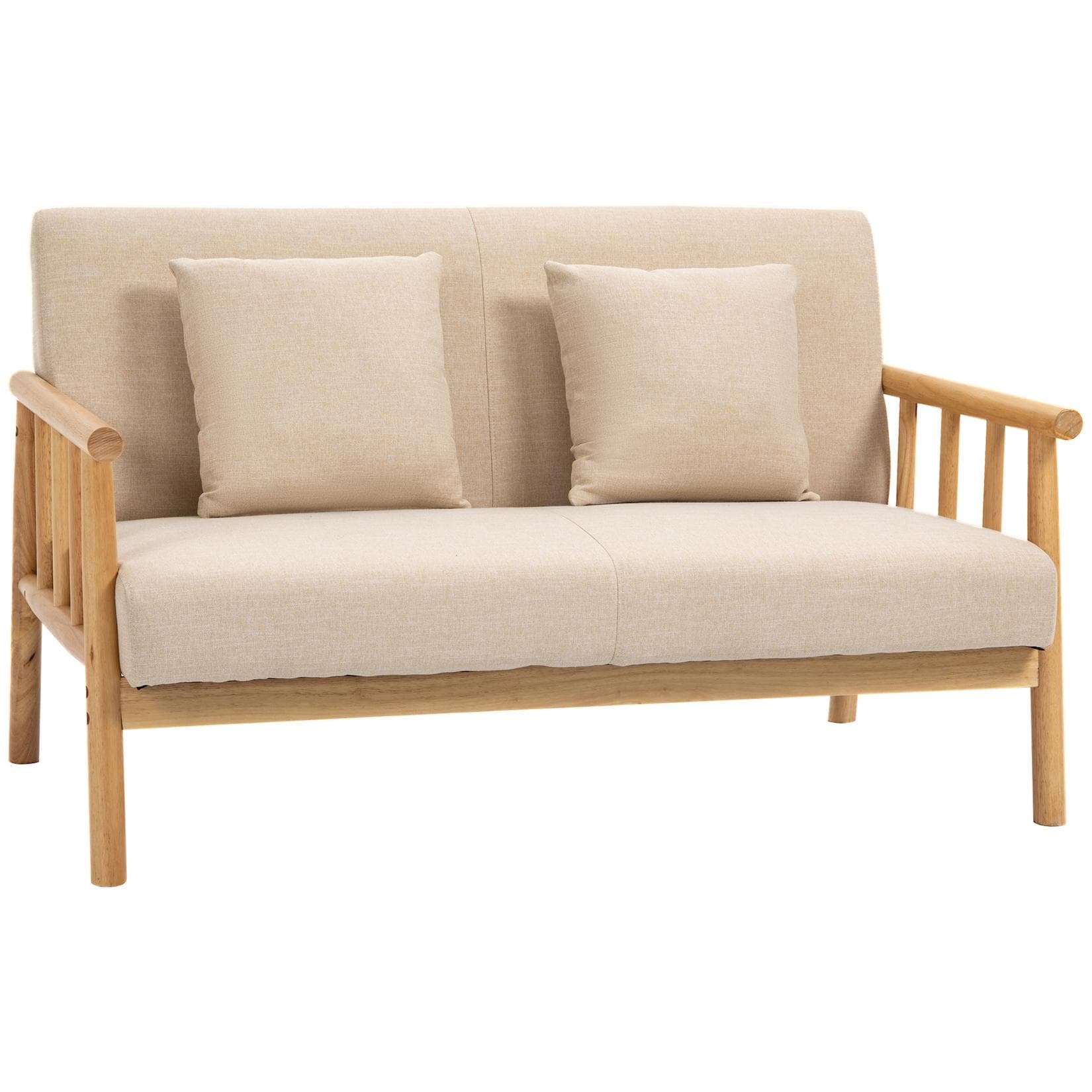 2-Sitzer Couch "French Velvet" - Gepolstert & Kompakt für Kleine Räume