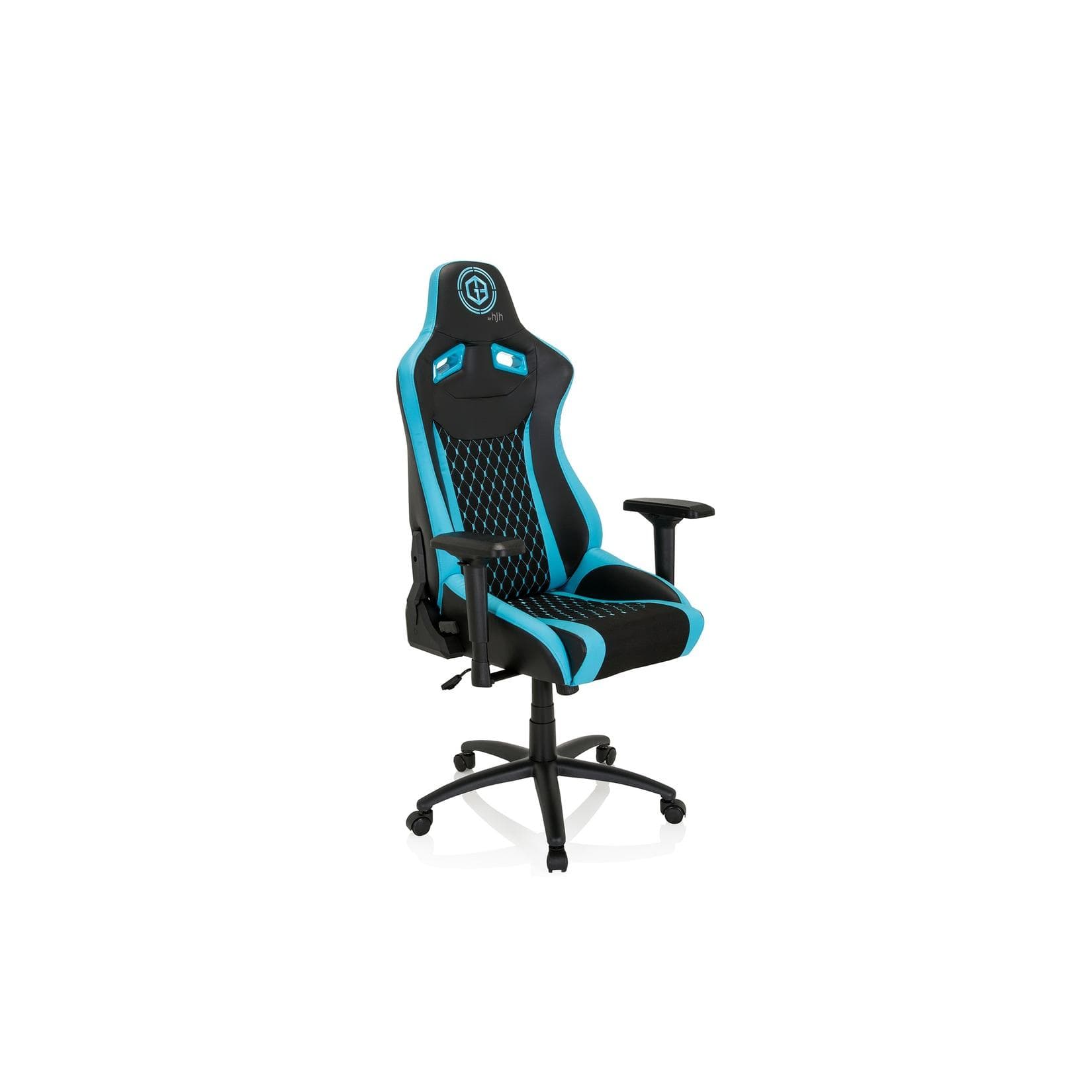Ergonomischer Gaming-Stuhl aus Stoff & Kunstleder
