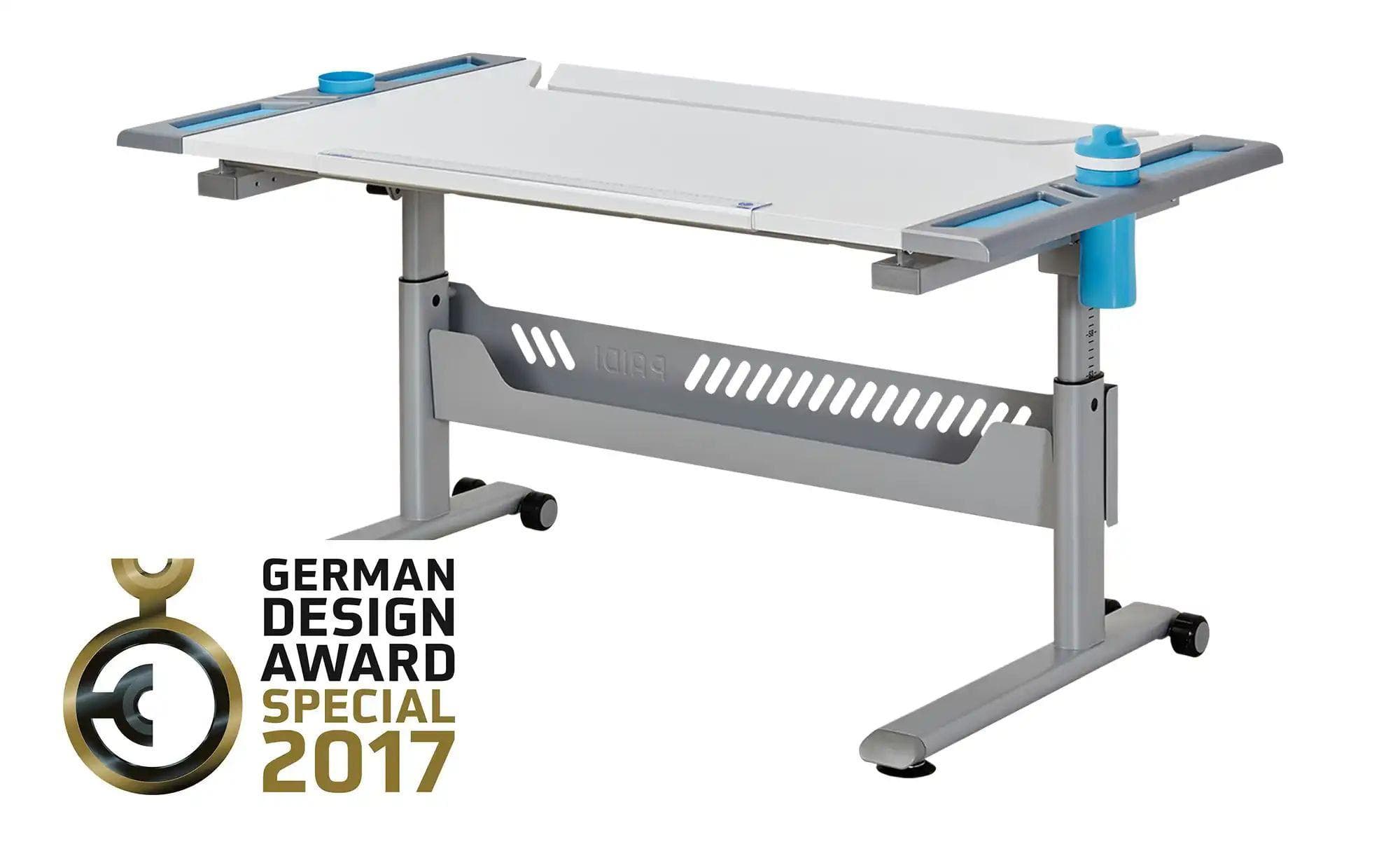 PAIDI Schülerschreibtisch Tablo Weiß Höhenverstellbar