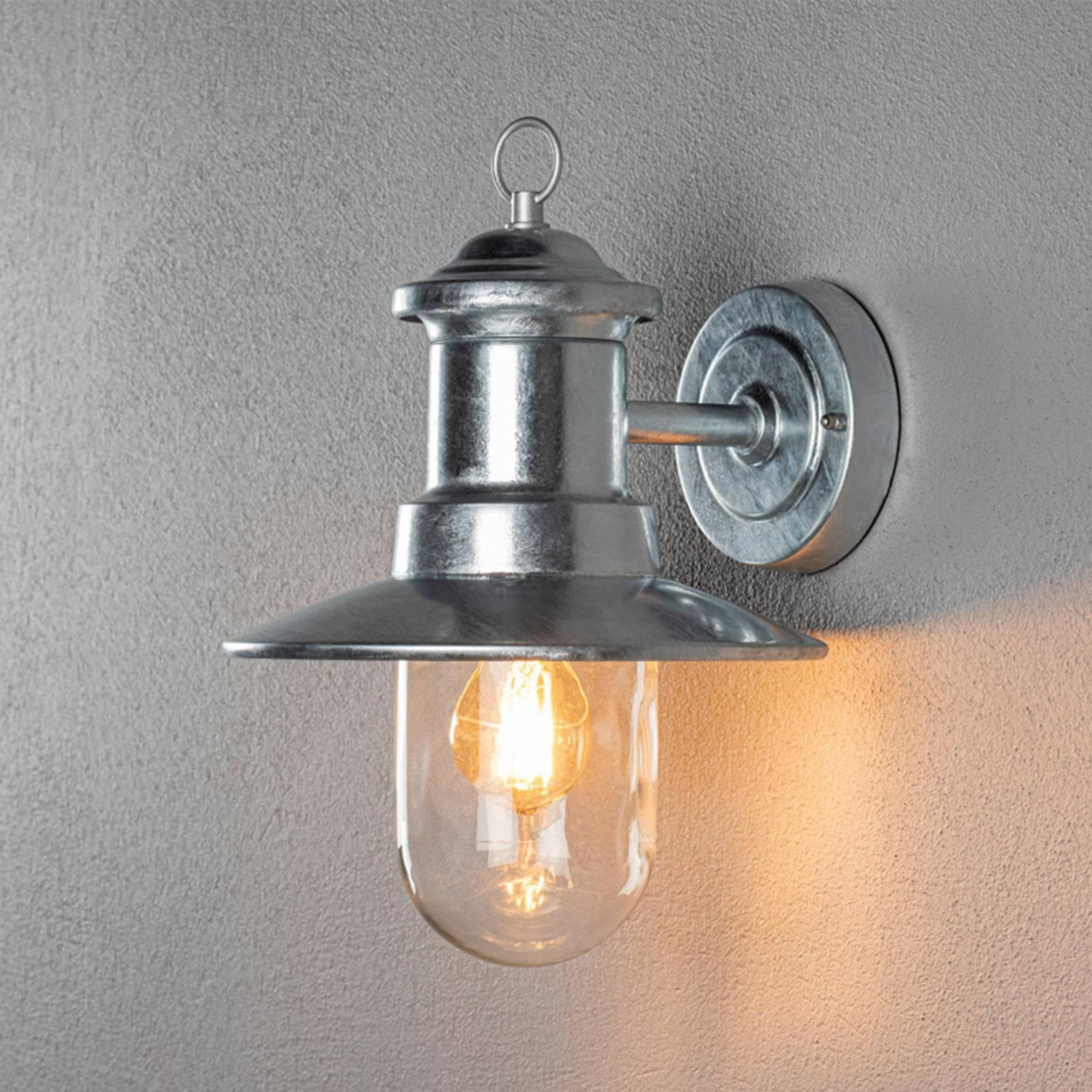 Außenwandleuchte Napoli, stahl