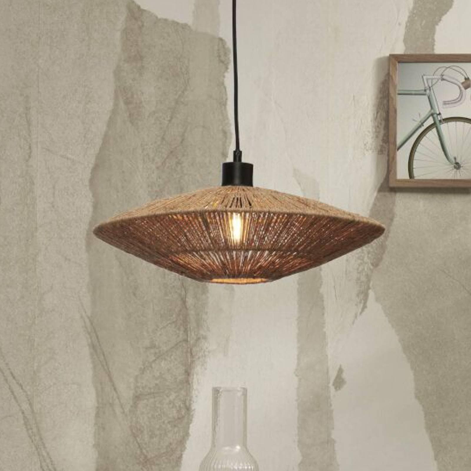 GOOD & MOJO Iguazu Hängelampe Ø 40cm Natur Jute