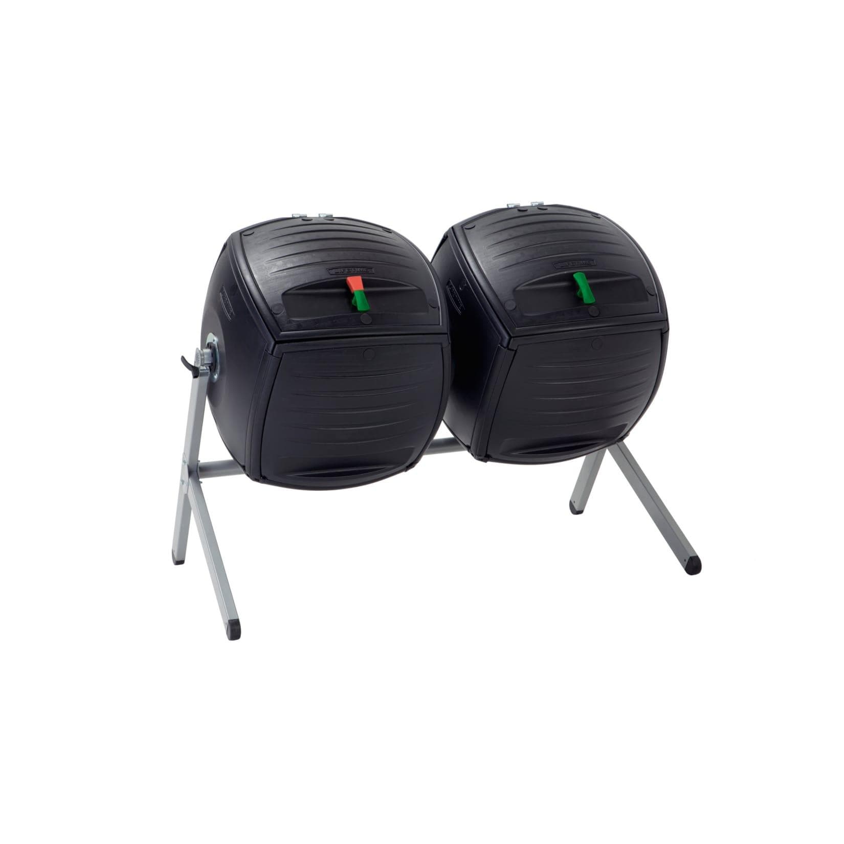 Lifetime Kompost-Zwilling 380l mit 360° drehbarer Trommeln