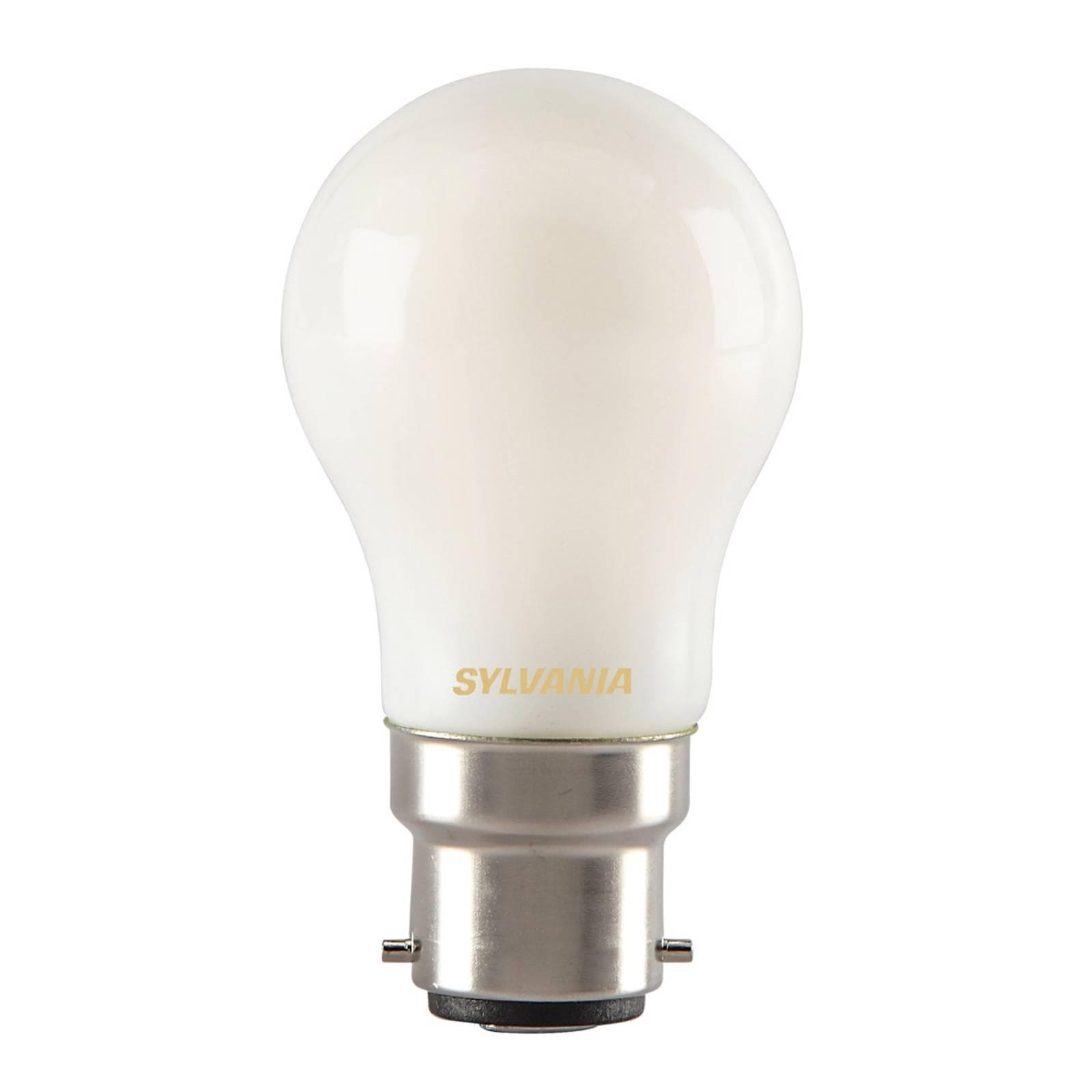 LED-Lampe Tropfen B22 4,5W 827 matt Sylvania