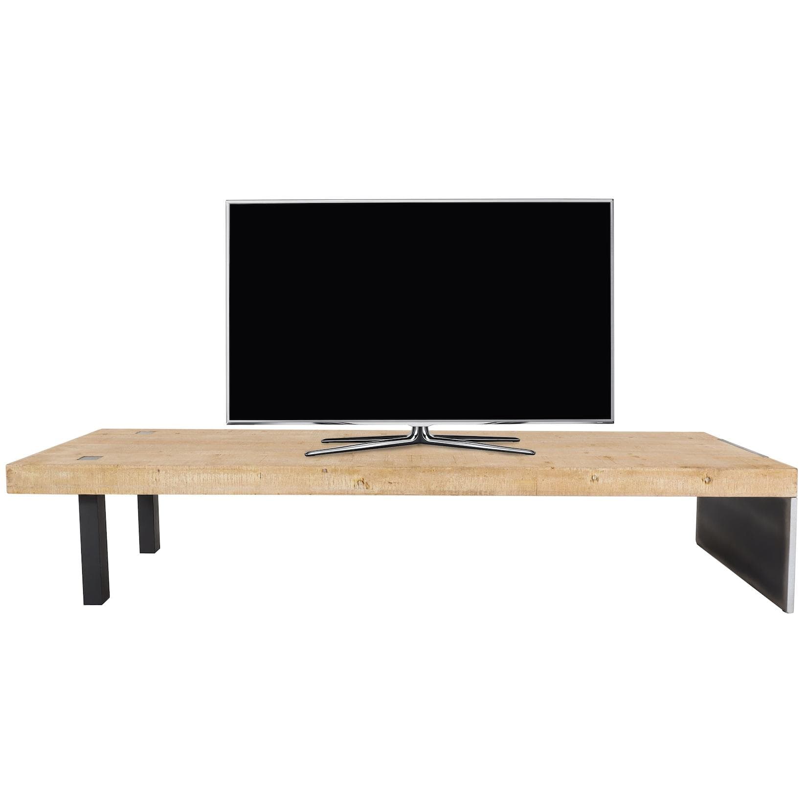 MCW Lowboard MCW-L75 Industrial Massivholz TV-Rack Natur