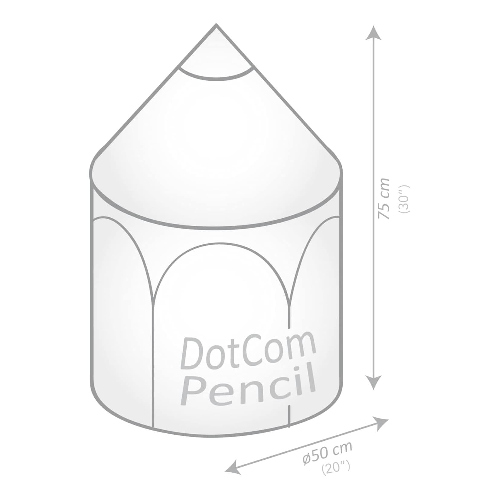 DotCom PENCIL Sitzhocker Stiftform Pink Kinder