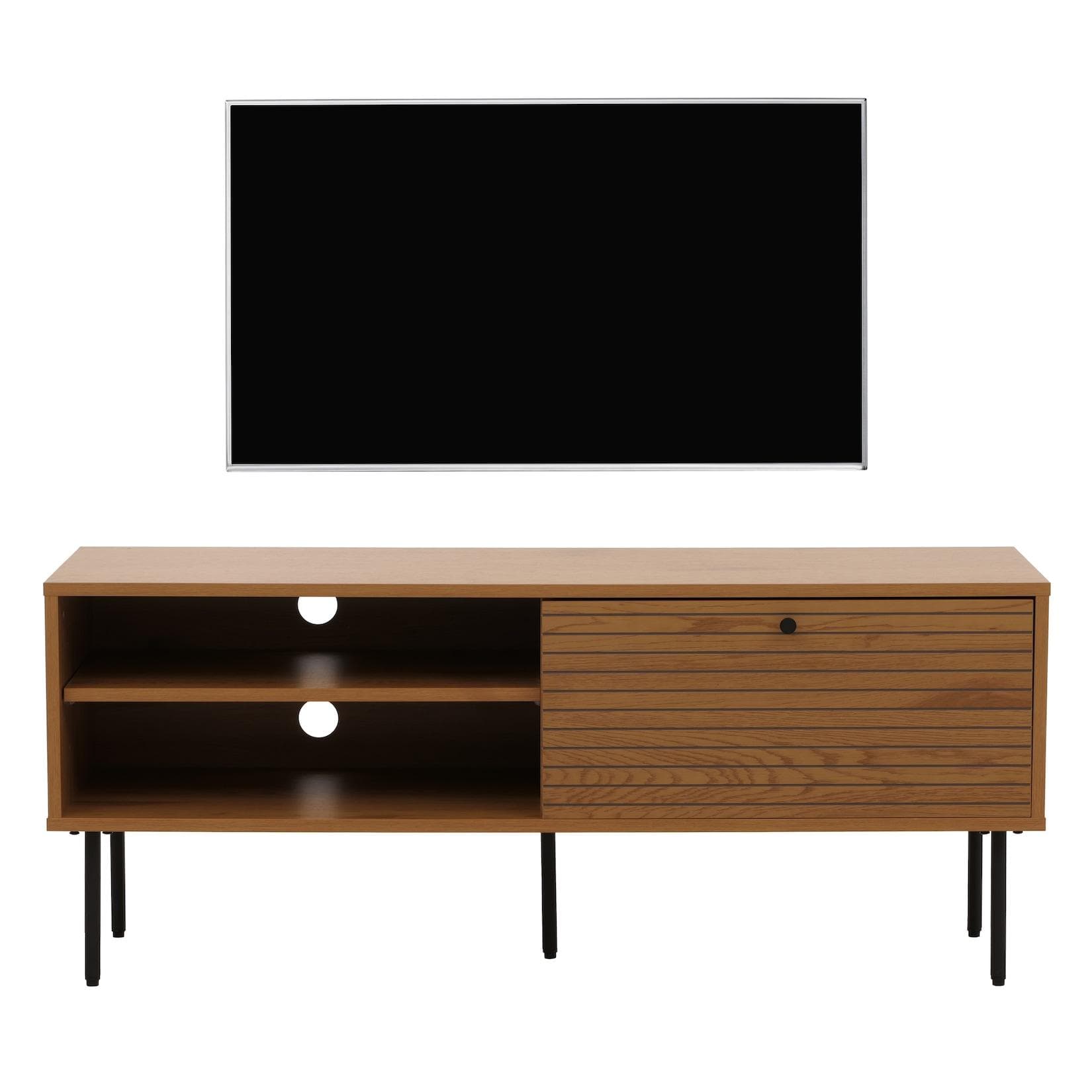MCW TV-Rack Lowboard Skandinavischer Stil Metall Holz