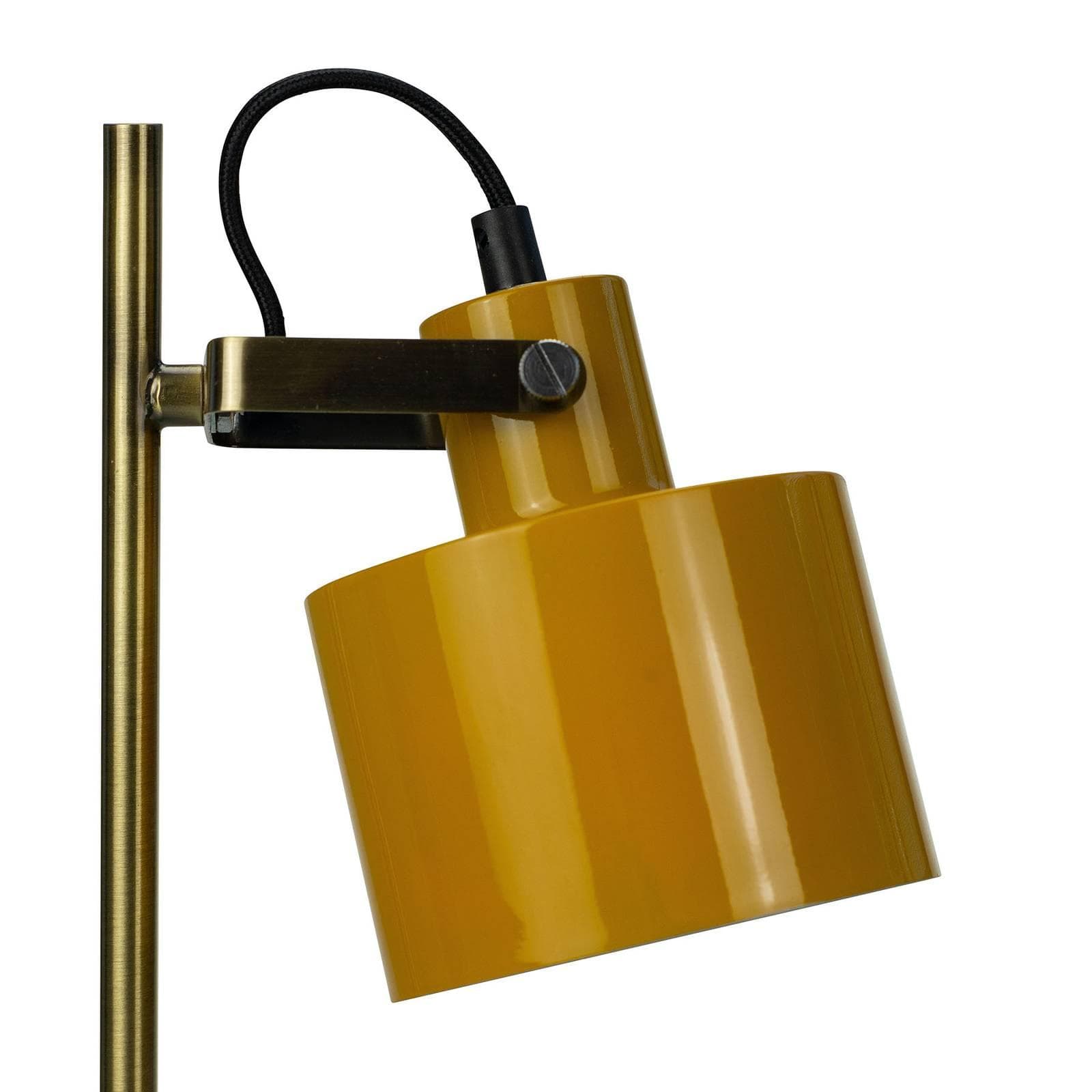 Dyberg Larsen Ocean Tischlampe Curry Messing Türkis