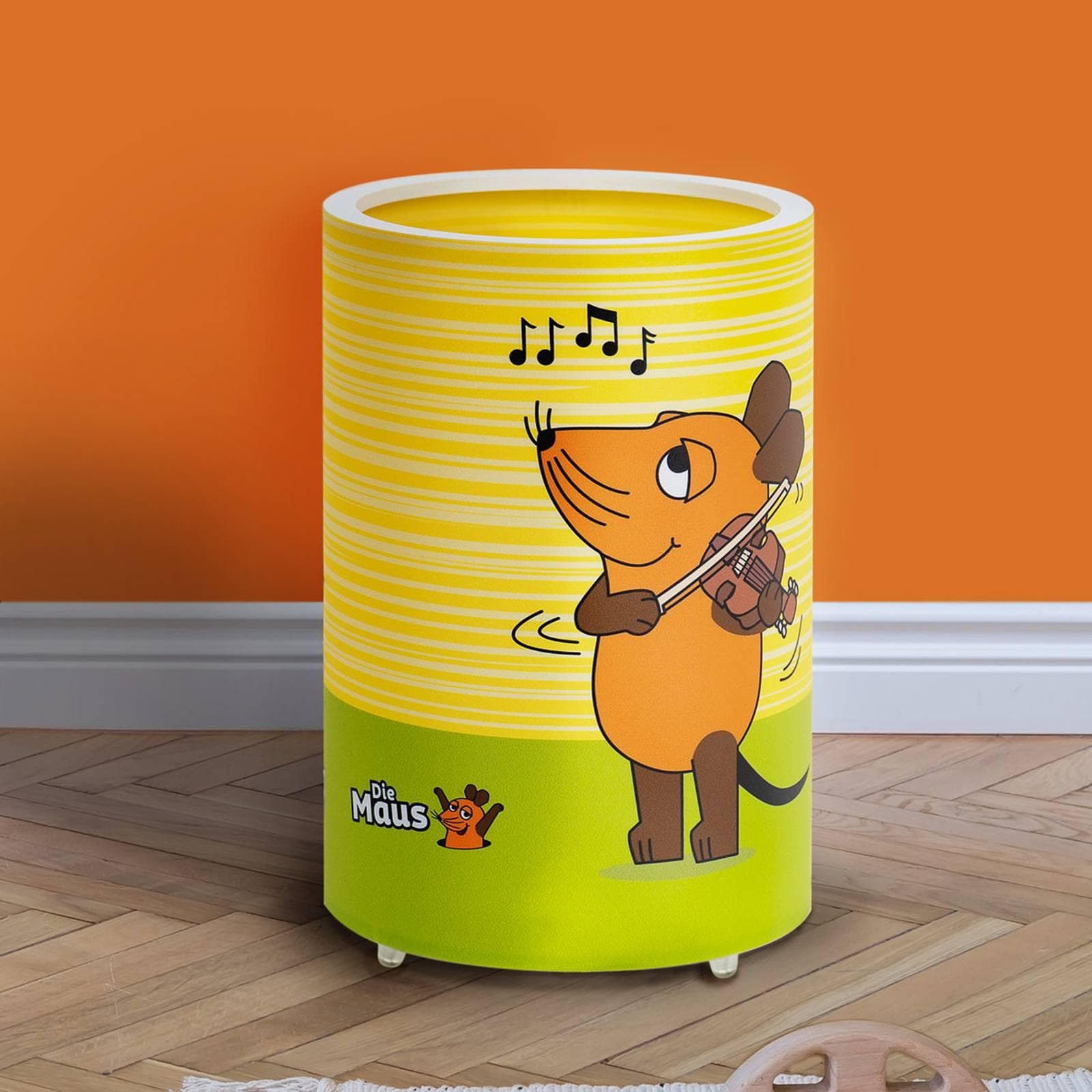 Elobra LED-Tischleuchte 25/15 Maus Gelb 25 cm Dimmbar