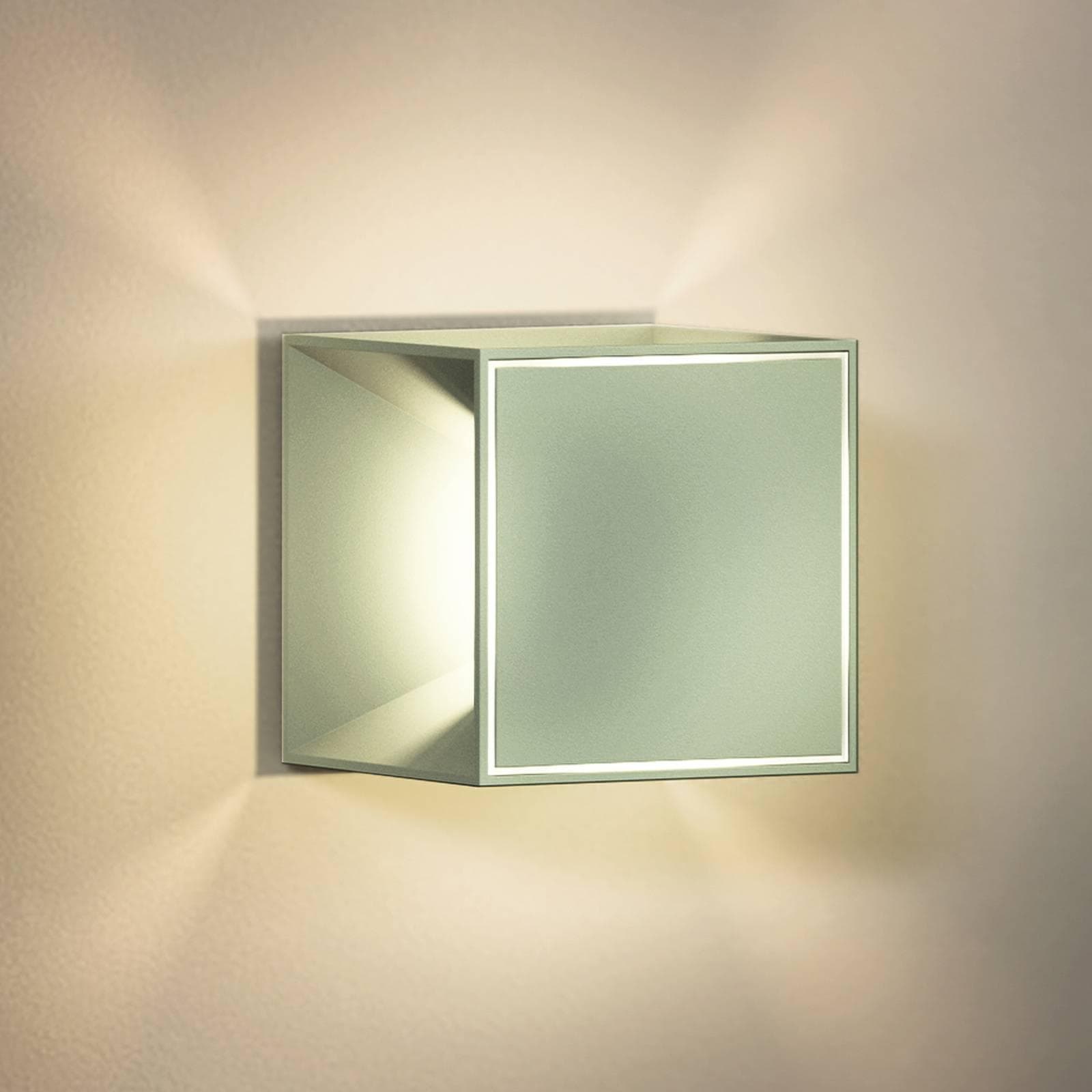 Sigor LED-Akku-Tischleuchte Nutalis mini Grün Dimmbar