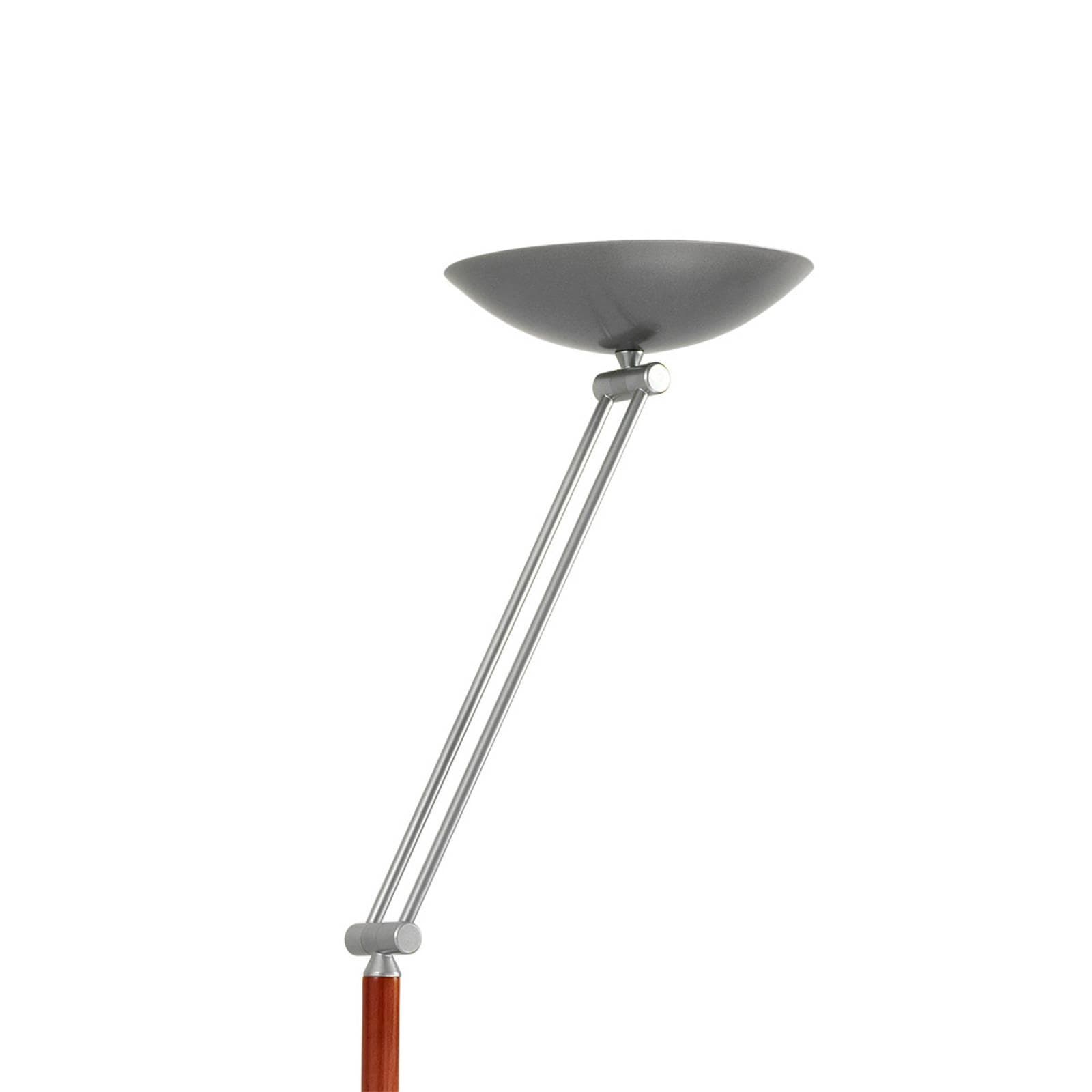 Aluminor LED-Deckenfluter Lib V höhenverstellbar Silber