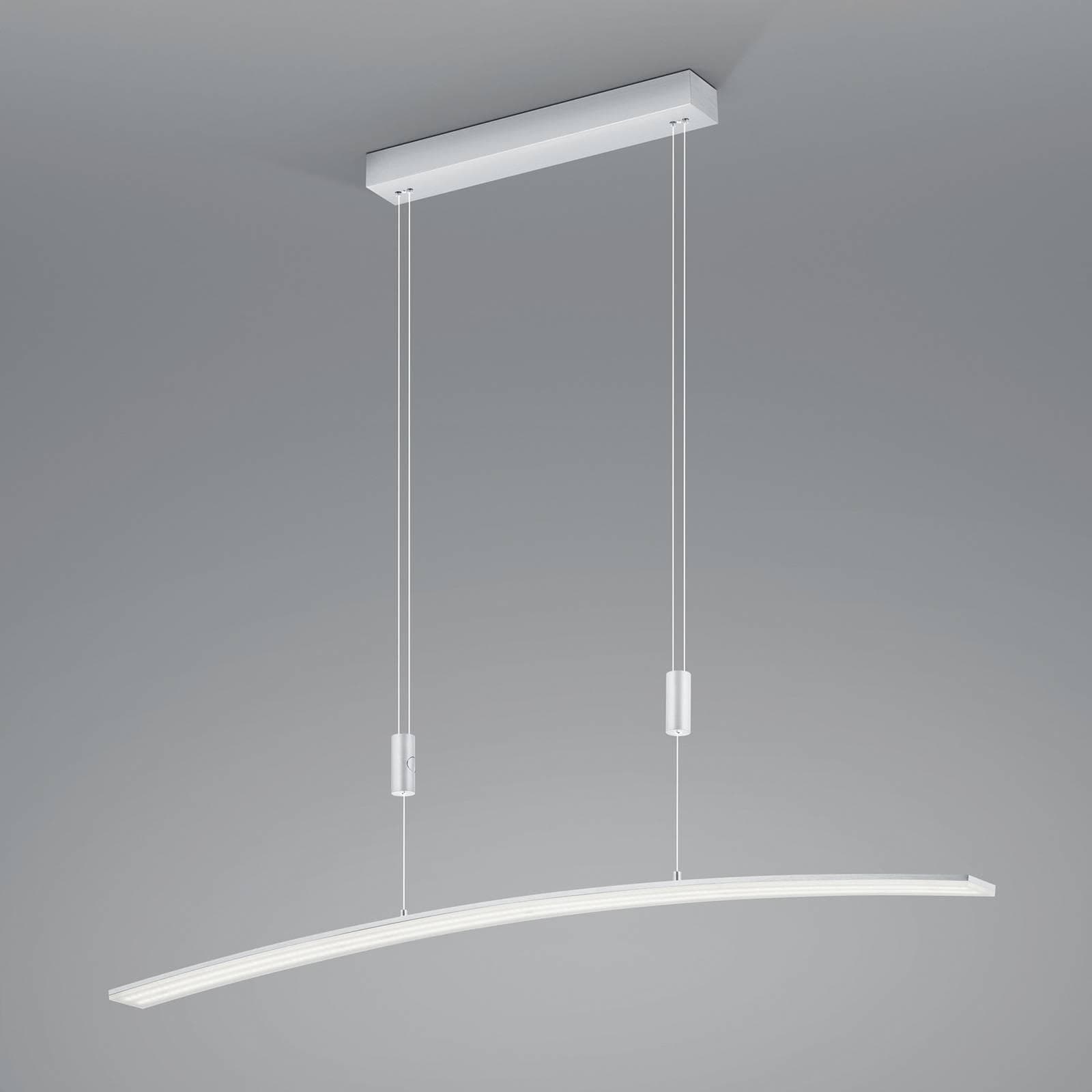 LED-Hängeleuchte Dual mit Fernbedienung CCT Aluminium