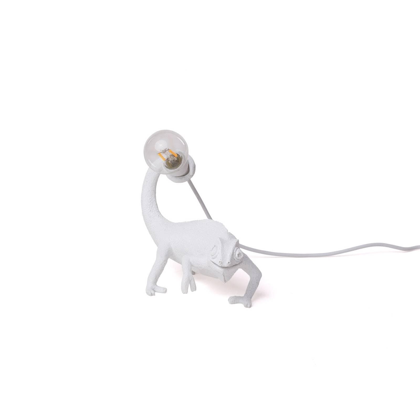 SELETTI LED-Dekolampe Chameleon Lamp Still, weiß, USB