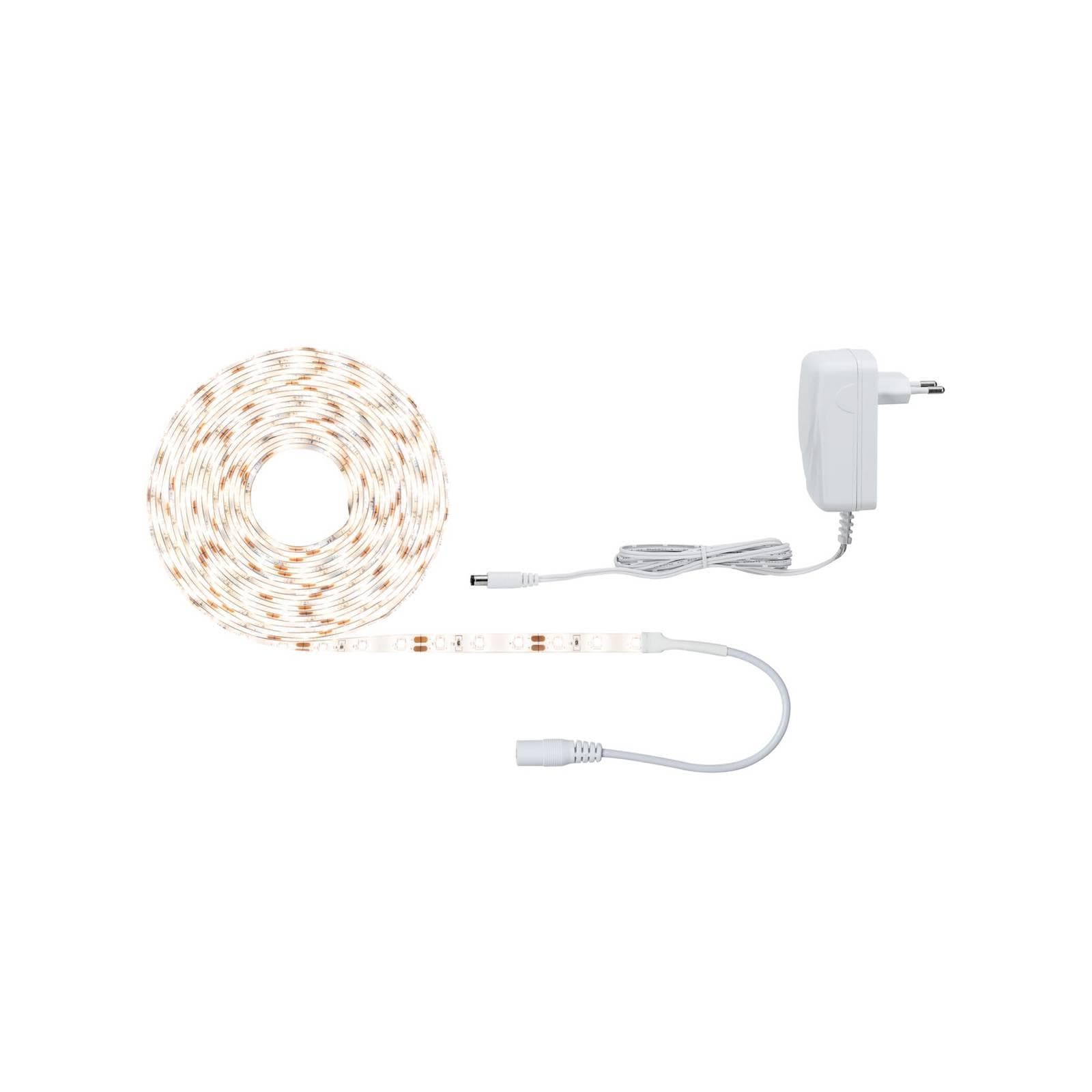 Paulmann SimpLED Strip Set 5m 17W 230/12V DC Weiß Metall Kunststoff