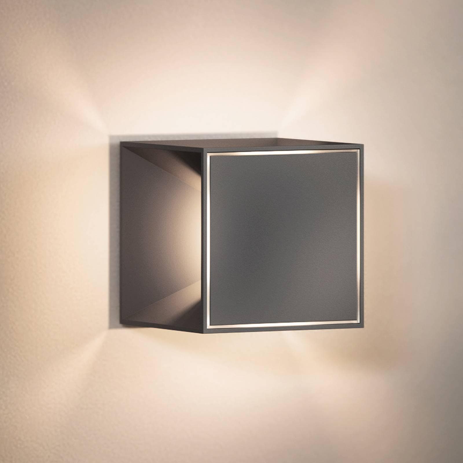 Sigor LED-Akku-Tischleuchte Nutalis mini Graphit IP54 Dimmbar