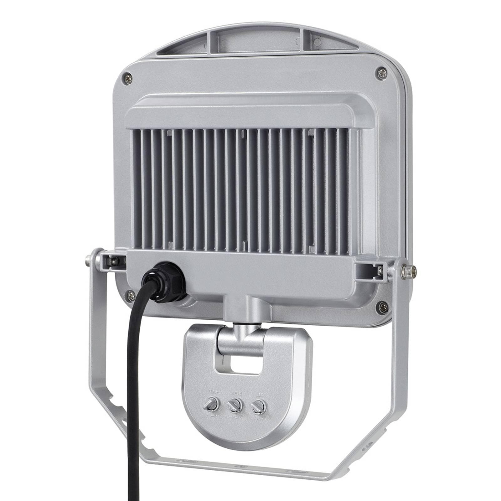 LED-Außenstrahler Charlottenburg Sensor Silber 30W 3000K