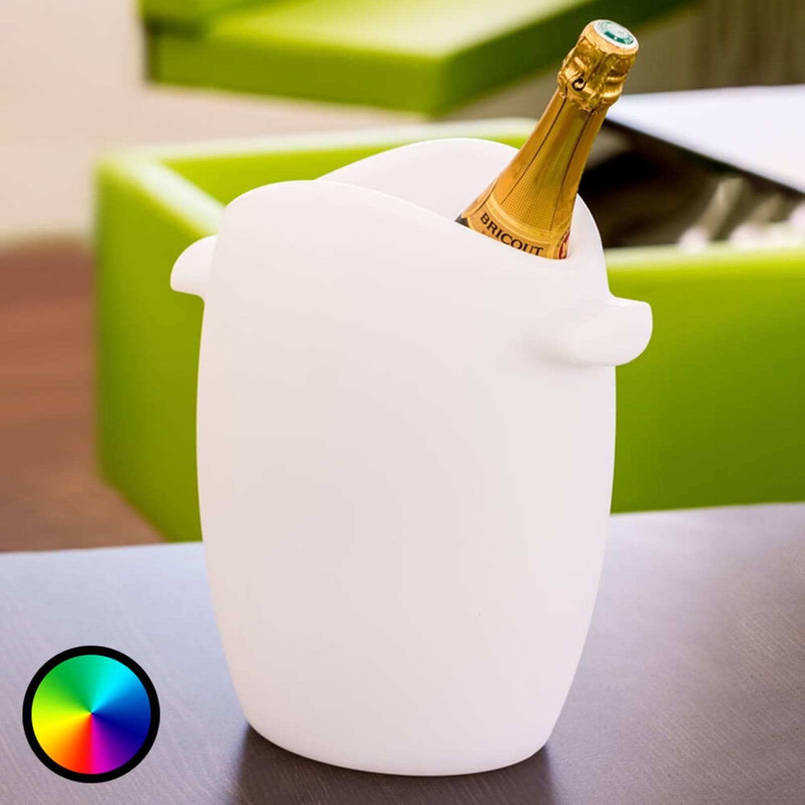 Smart&Green Fresh LED-Flaschenkühler Weiß