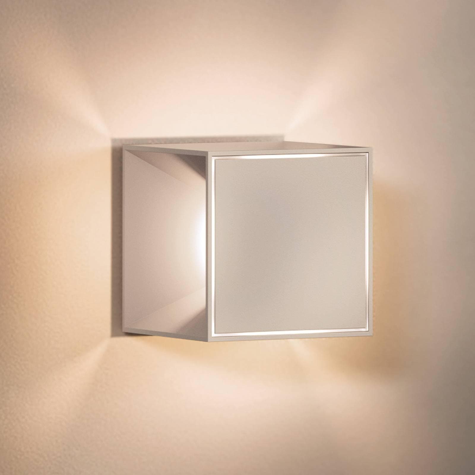 Sigor LED-Akku-Tischleuchte Nutalis mini Beige Dimmbar
