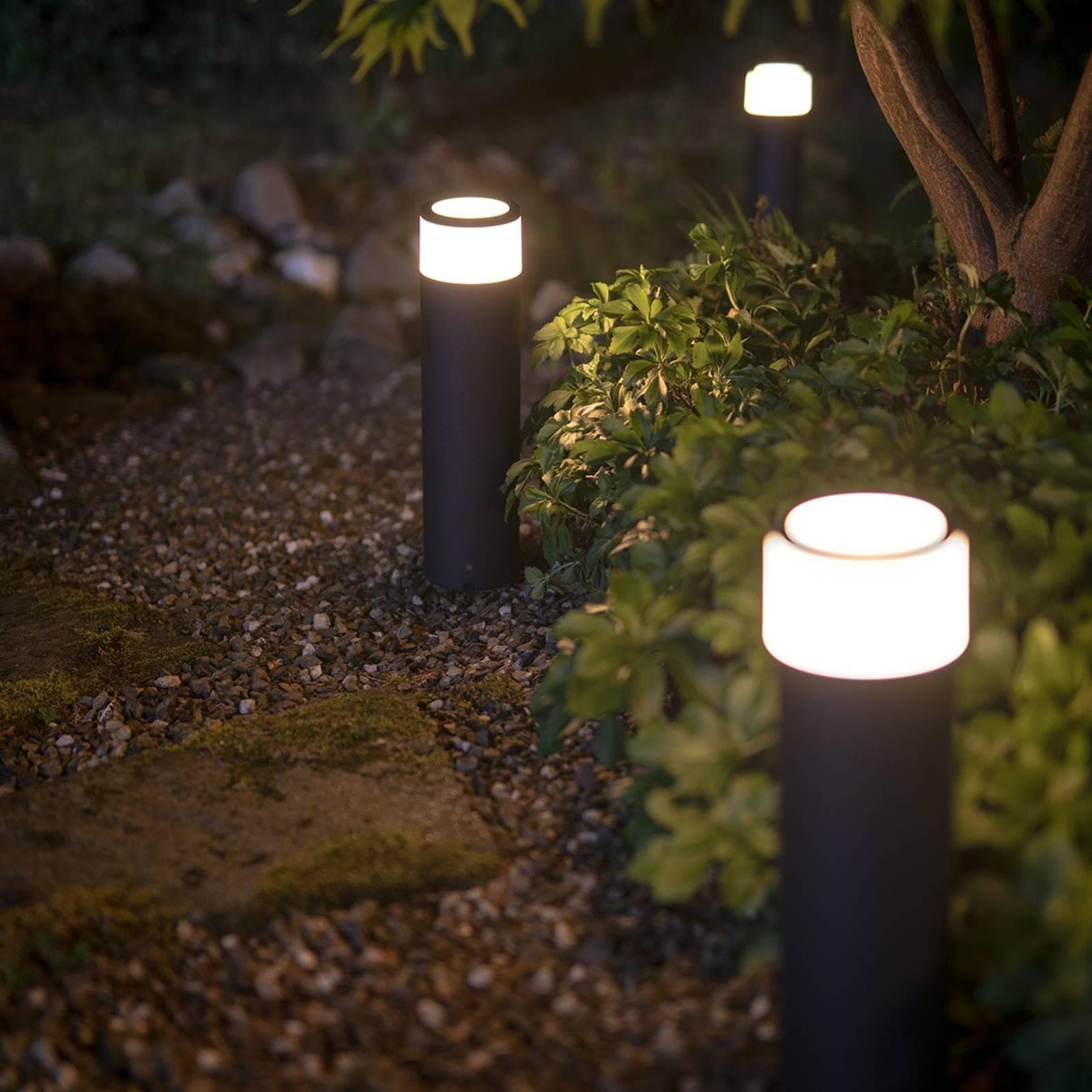 Philips Hue LED Sockelleuchte Calla 40cm Schwarz Smart Home