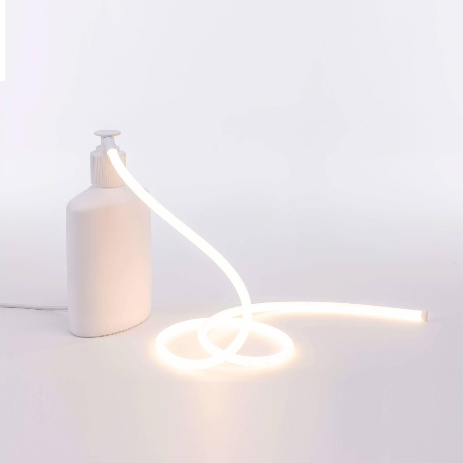 SELETTI Daily Glow LED-Dekolampe als Seifenspender Weiß