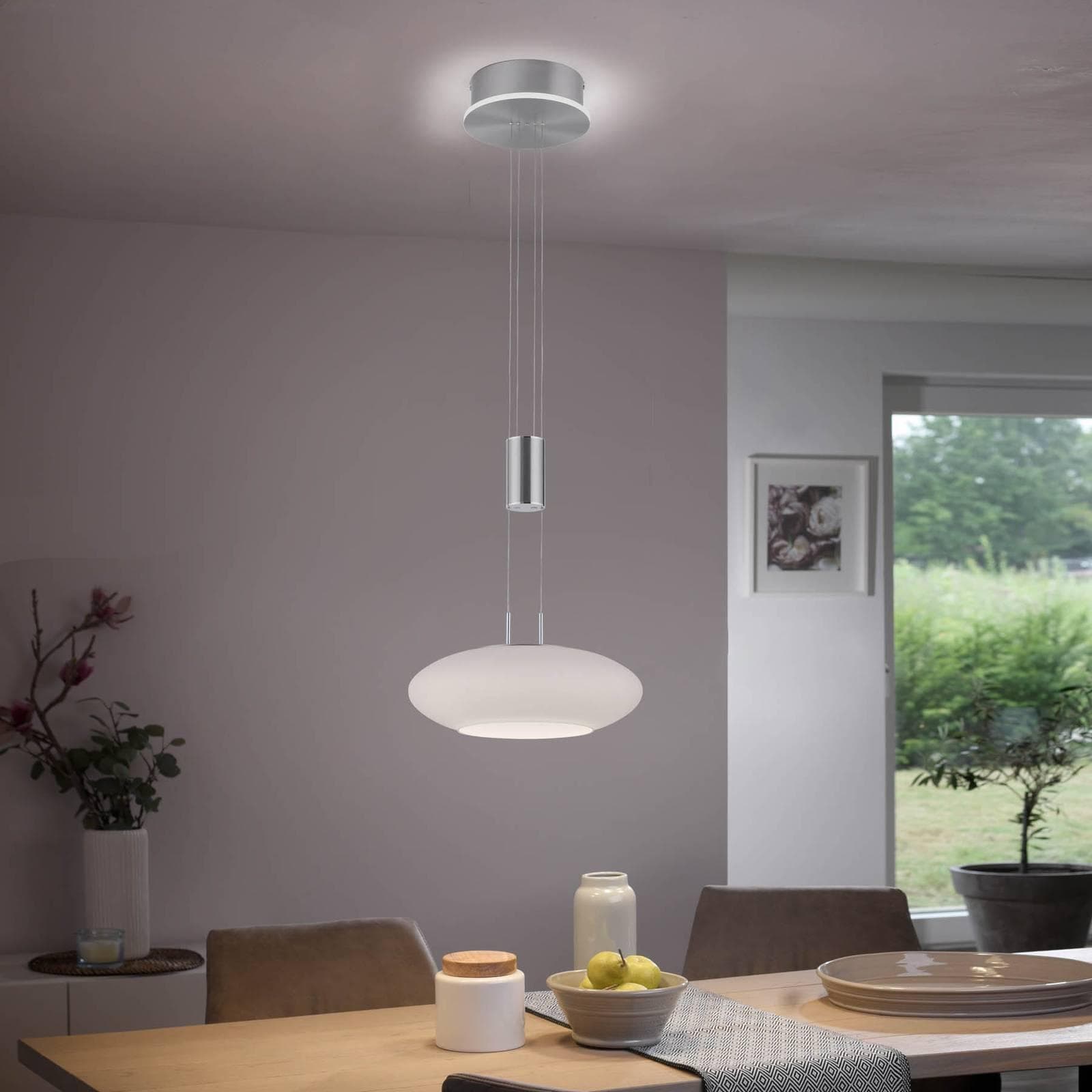 PAUL NEUHAUS Q ETIENNE LED Pendelleuchte: Smart Home, RGB-Farben, Dimmbar