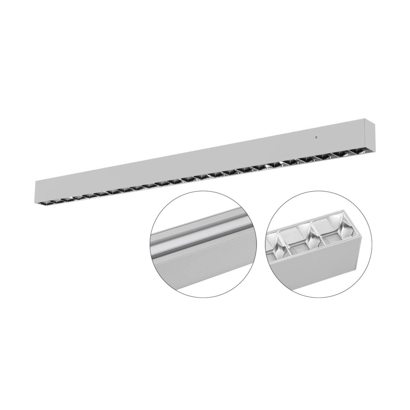 EVN Munus LED-Hängeleuchte 4.000 K Silber