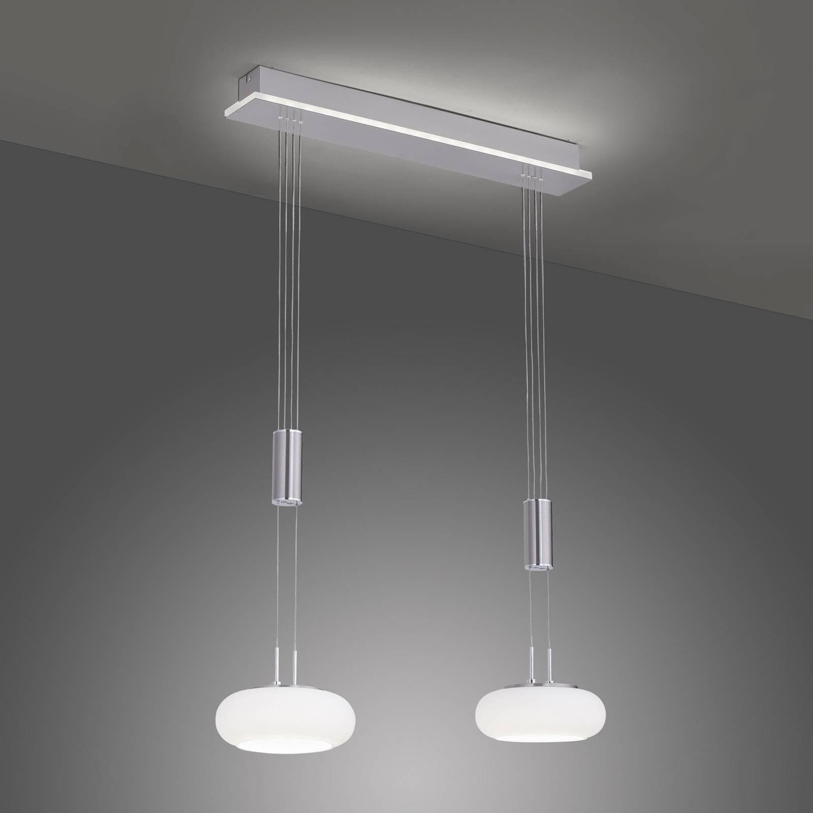 PAUL NEUHAUS Q ETIENNE LED Pendelleuchte: Smart Home, CCT-Farbtemperaturregelung, RGB, Dimmbar