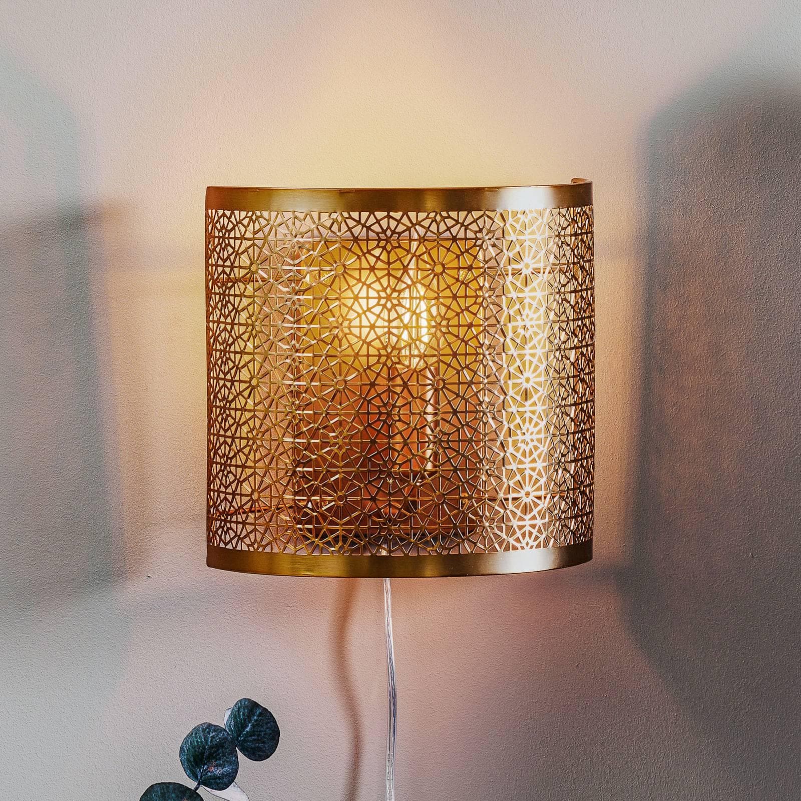 By Rydéns Hermine Wandleuchte Messing