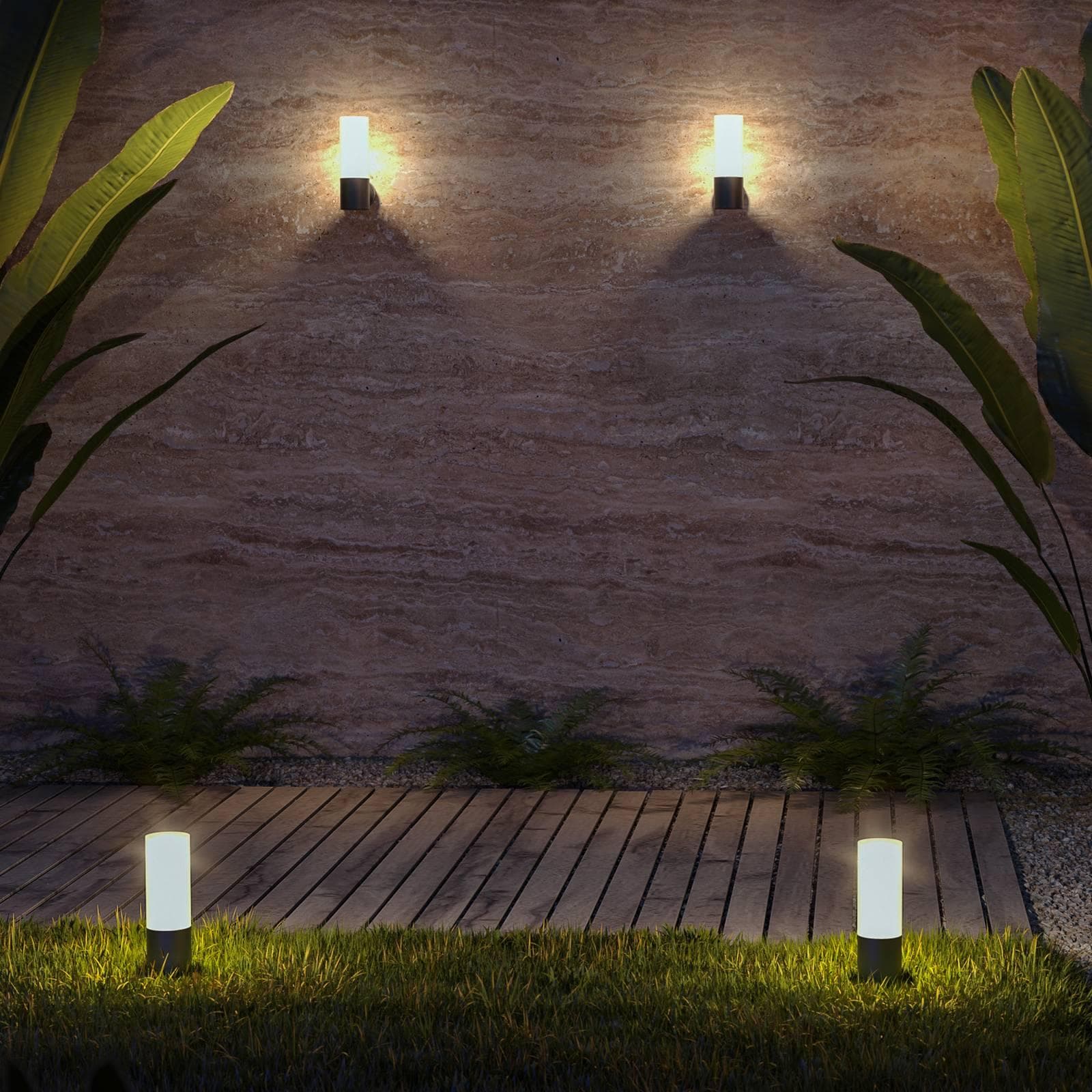 Maytoni Willis Sockelleuchte Grau