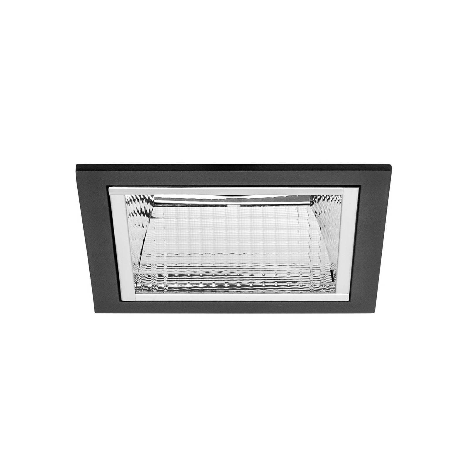 Brumberg Apollo Mini LED-Einbaustrahler Facettiert Eckig 4.000 K Schwarz