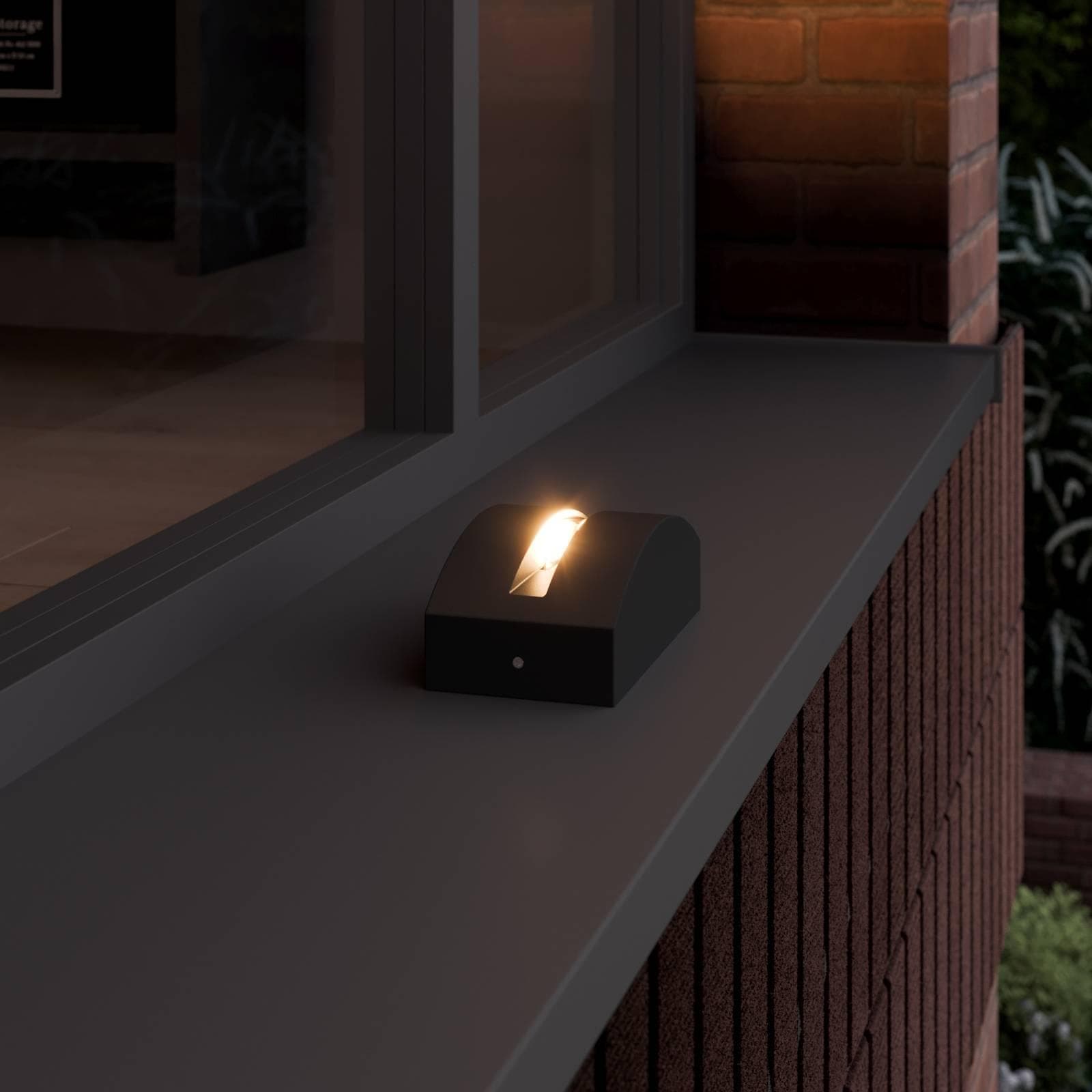 LED-Außenleuchte Marka Aluminium Dunkelgrau