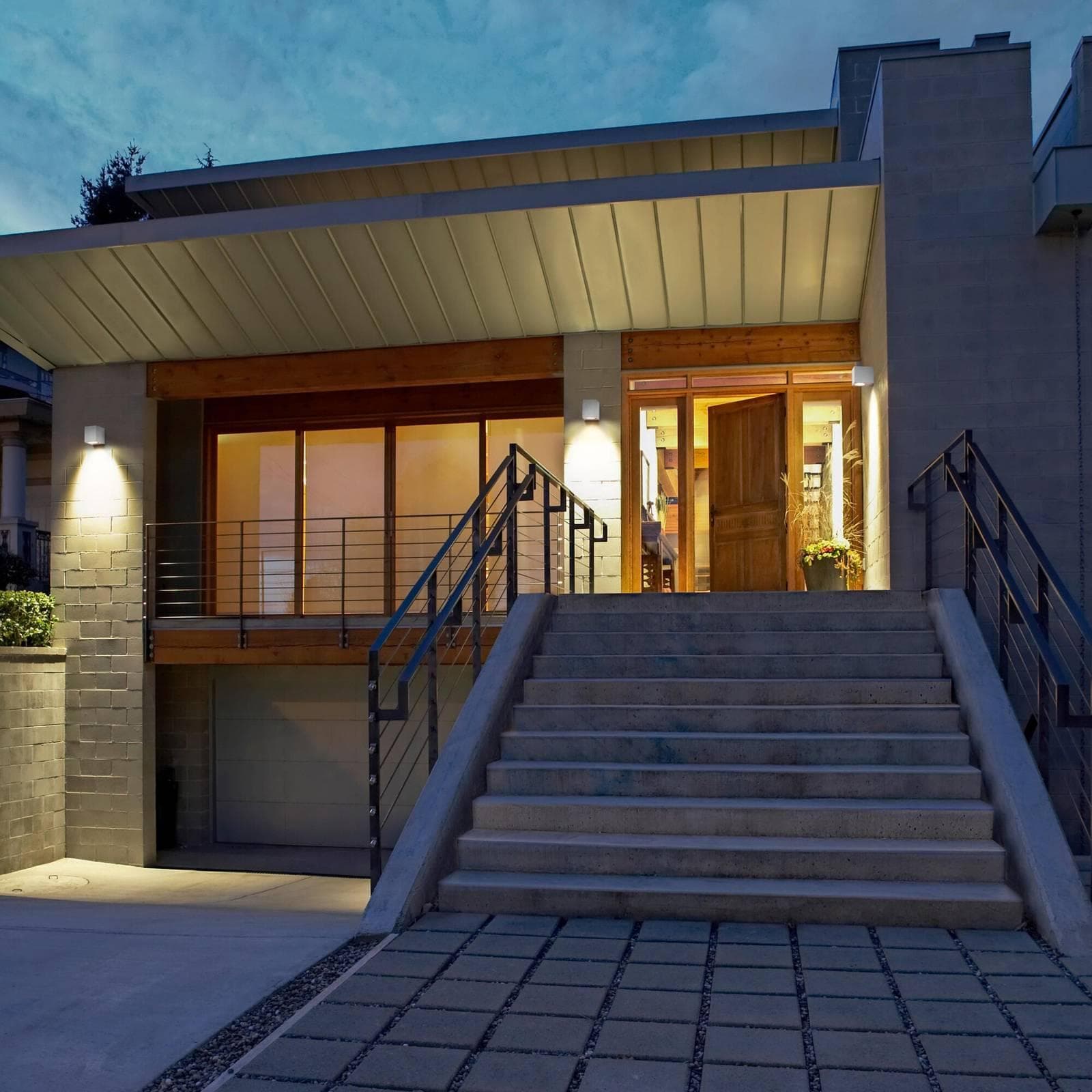 LEDVANCE Endura Classic Square Wandlampe Weiß GU10