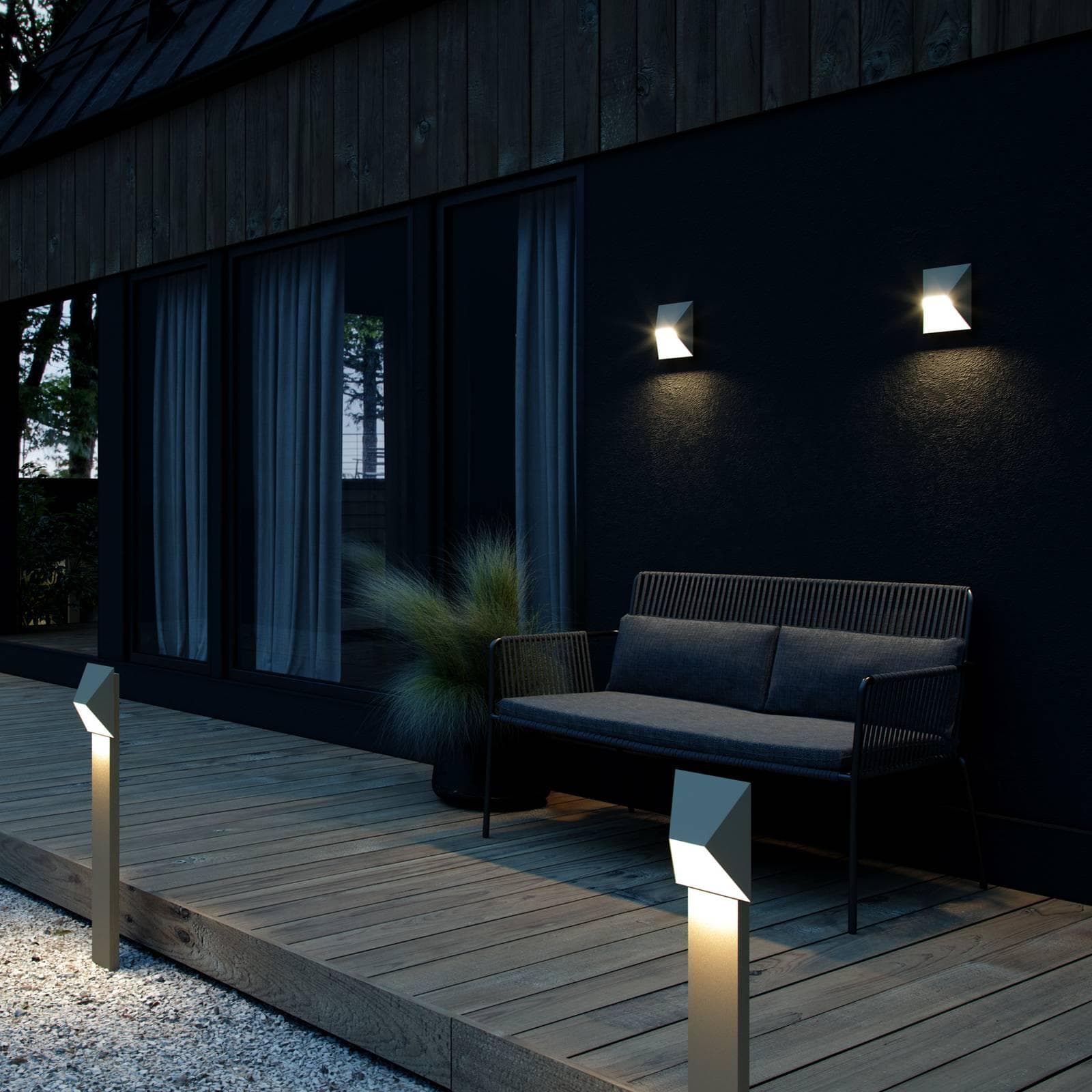 Nordlux Pontio Pollerleuchte: Architekturdesign, Austauschbare Glühbirne