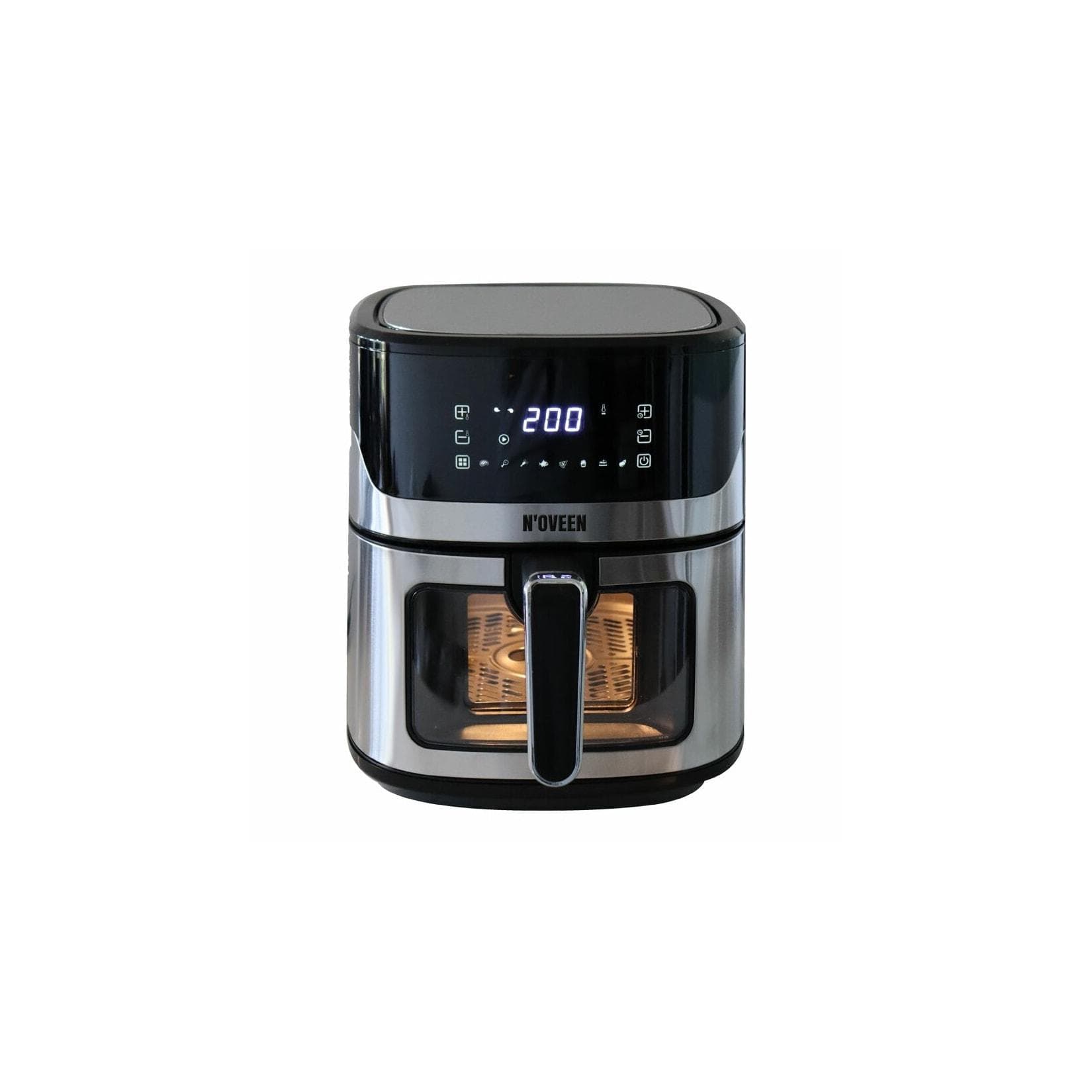 NOVEEN Air Fryer Schwarz Modern