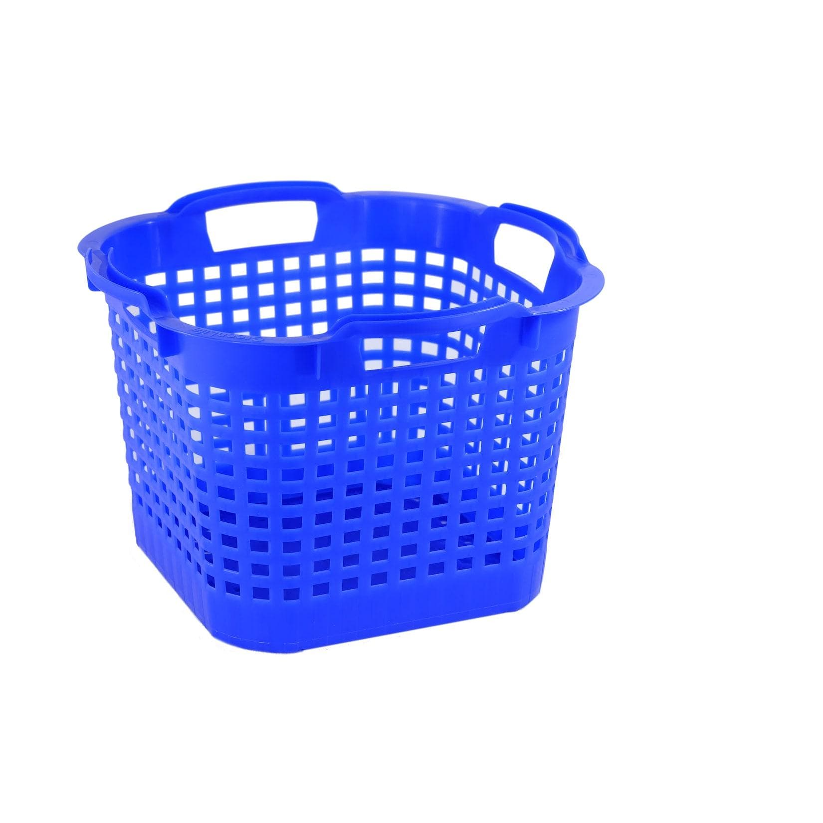GreenLife Stapelkorb 25 kg 10er Set Blau Drehbar