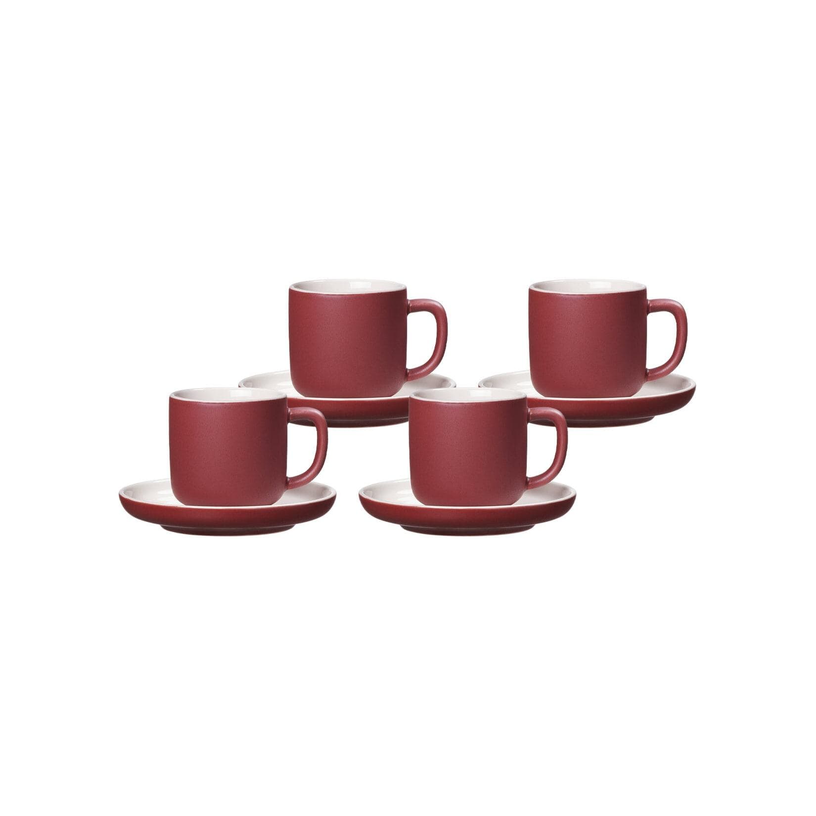 Ritzenhoff & Breker Jasper Espressotassen mit Untertassen 4er Set 100 ml