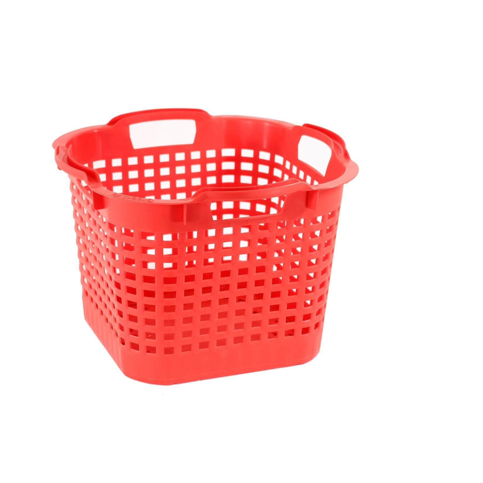 GreenLife Aufbewahrungskorb Uni-Korb Drehstapelbar Rot