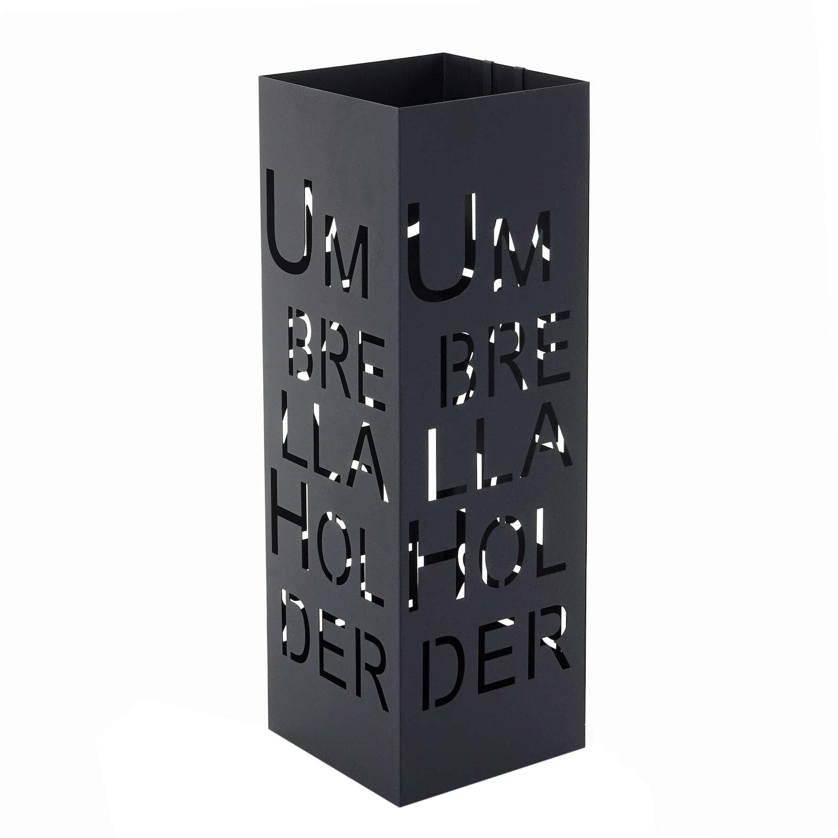 MCW Schirmständer MCW-C78: Metall, Platzsparend, Zwei Haken für Taschenschirme