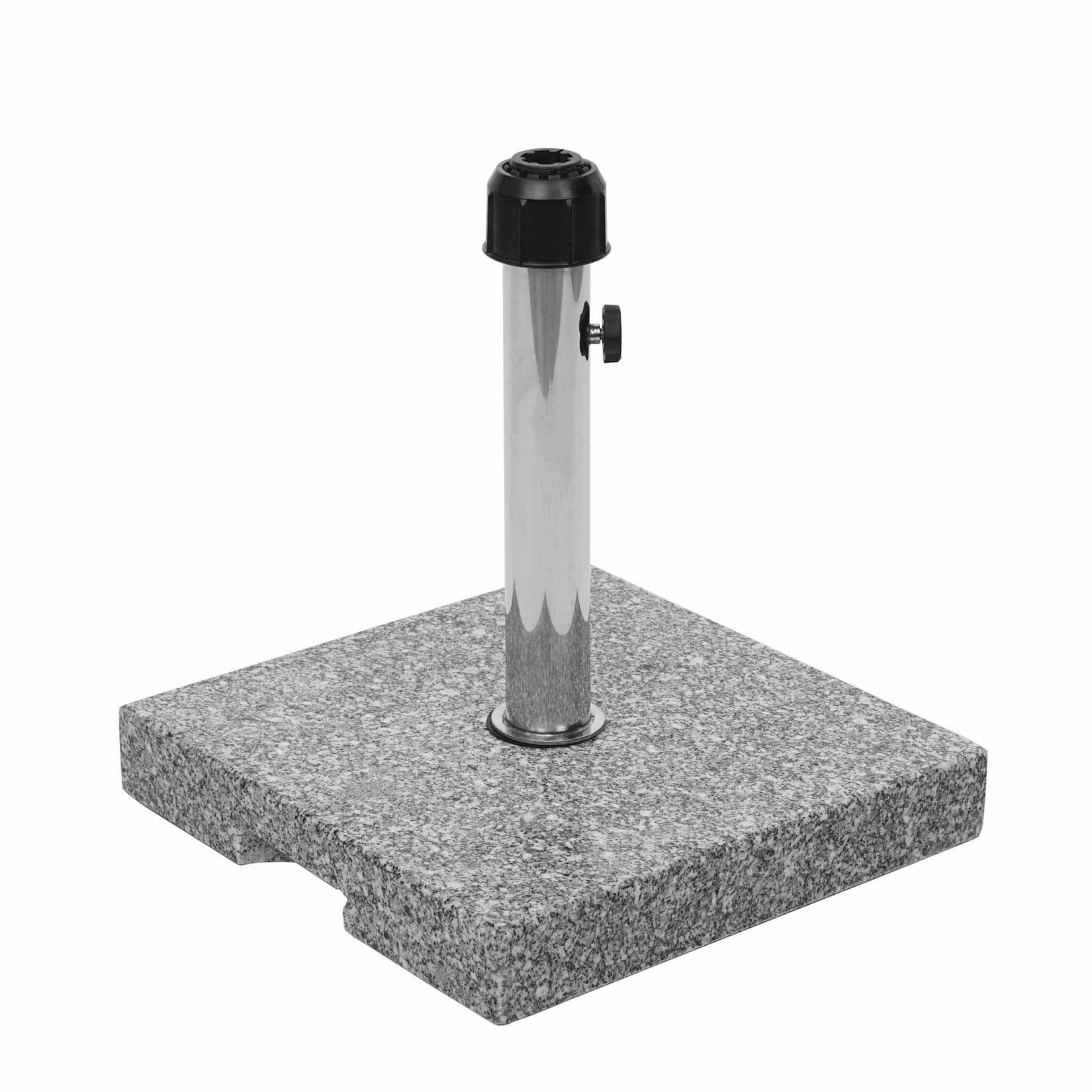 MCW Sonnenschirmständer Granit Grau 23kg Eckig