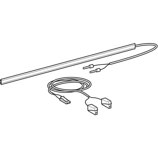 Geberit Leuchtenset unten für Option Spiegelschrank, Modell 800360