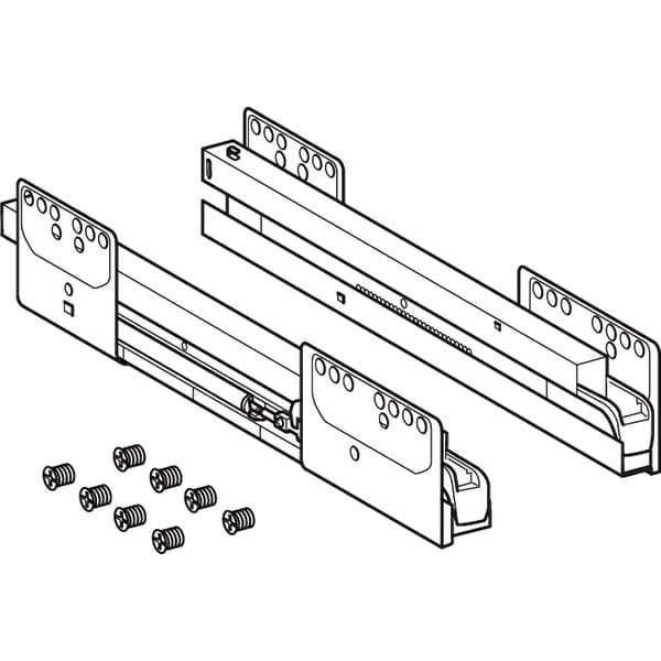 Geberit Schubladenschienen 300mm Renova Plan Seiten- und Hochschrank
