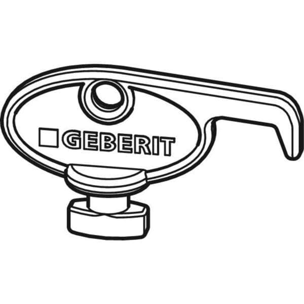Geberit Schlüssel für Rost 13x13 cm 243999001
