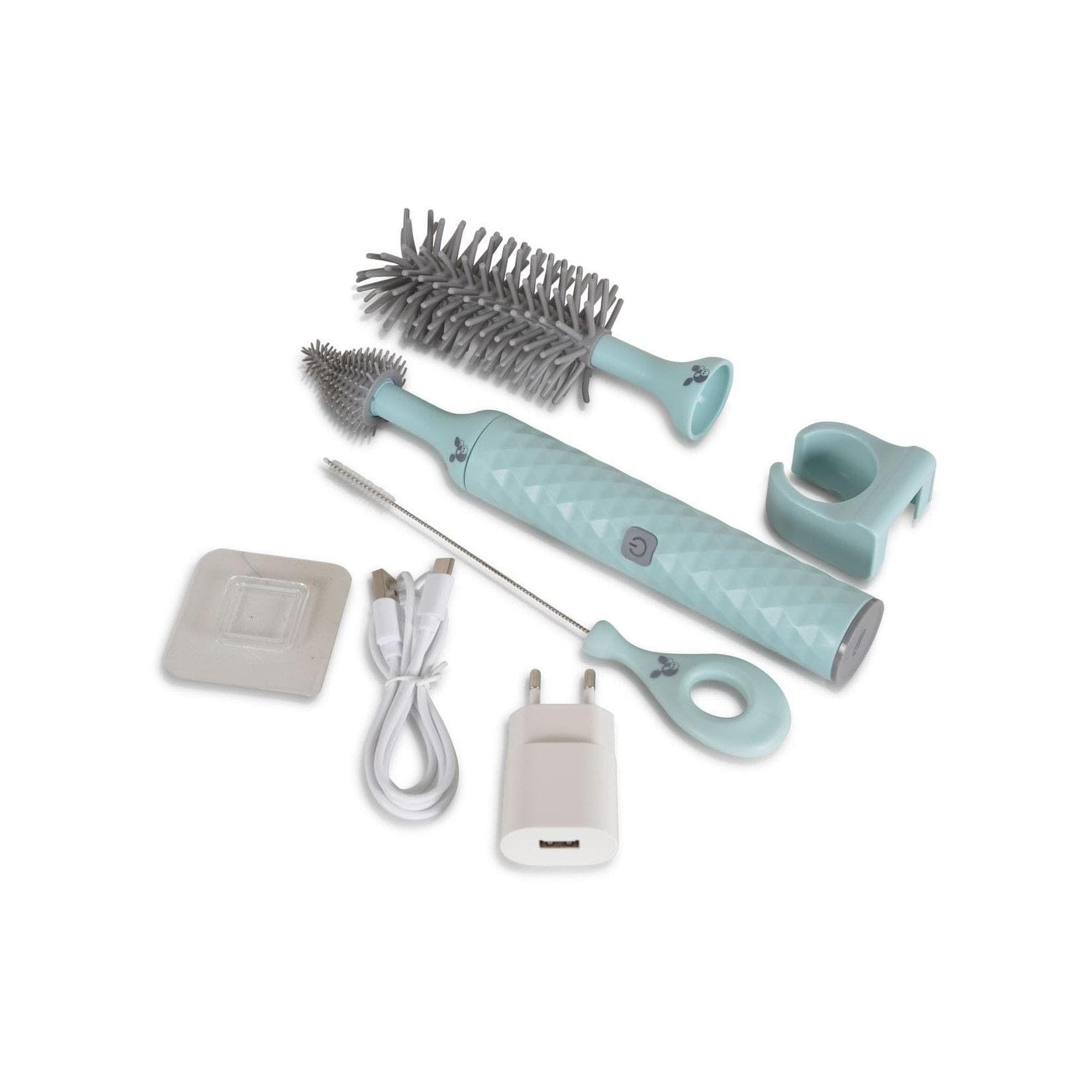 Cangaroo Elektrisches Flaschenbürstenset 2in1 Saugerreiniger Blau