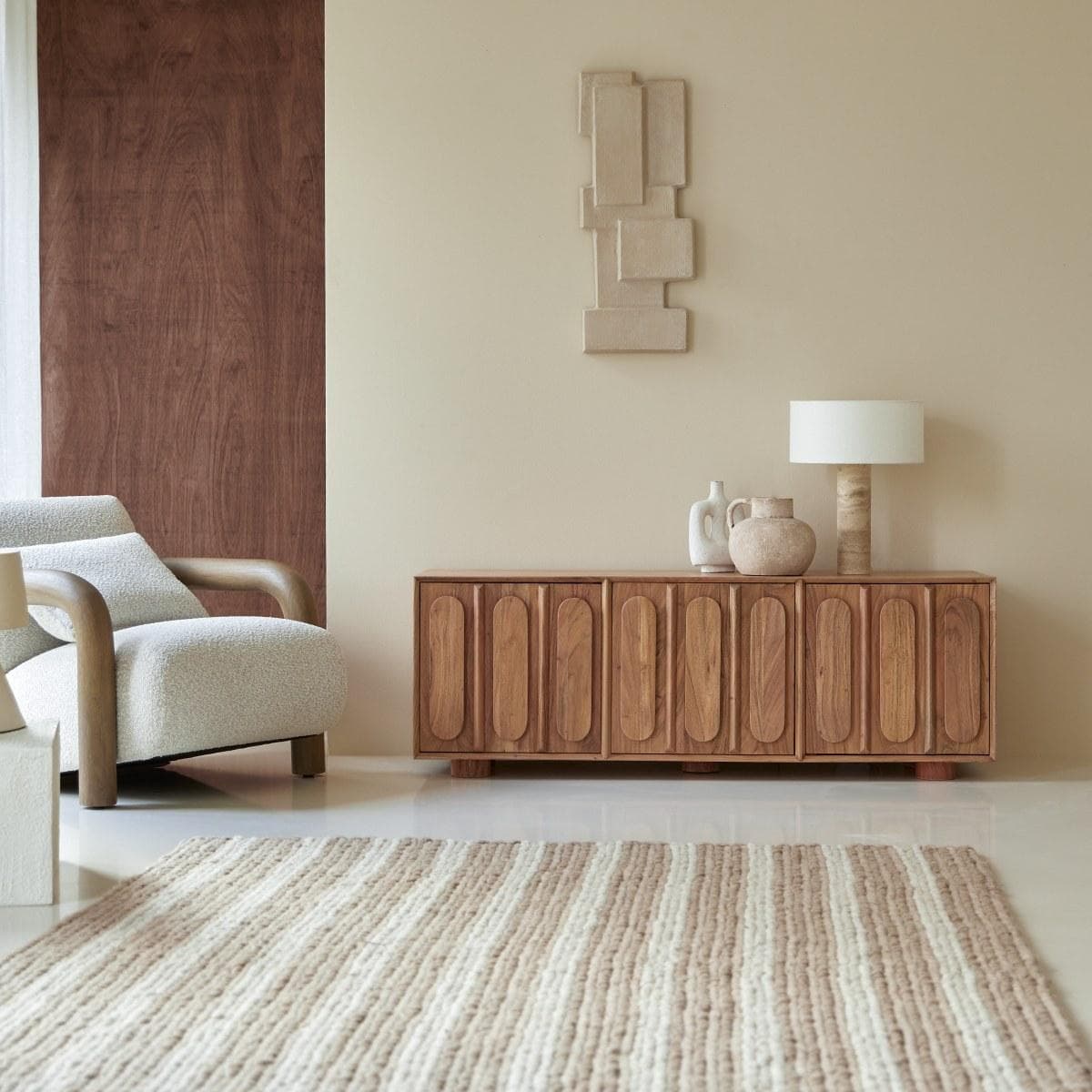 Tikamoon TV-Schrank Olga aus Akazienholz 145