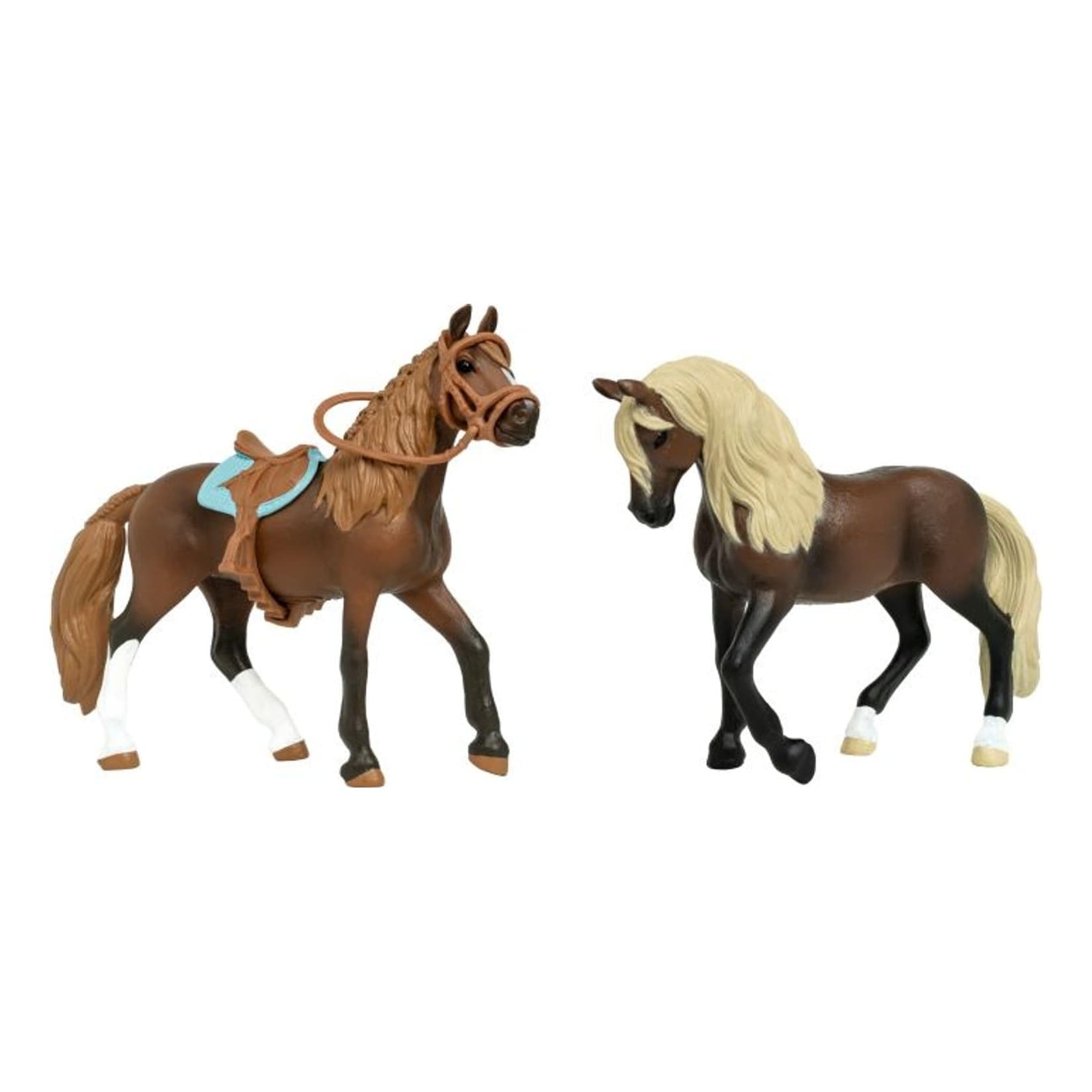 Schleich Paso Peruano Starter Set mit Stute, Hengst, Sattel & Zaumzeug
