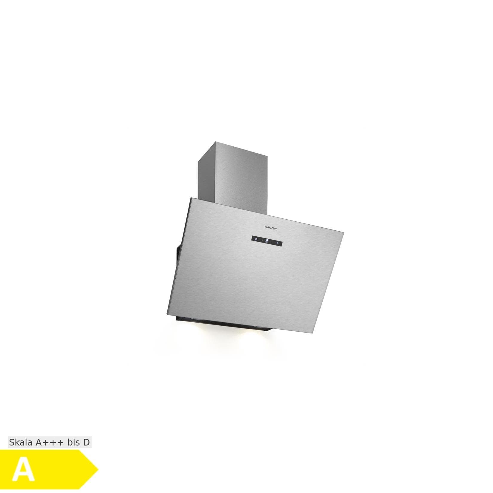 Klarstein Silver Lining 60 Dunstabzugshaube 60cm 600m³/h EEK A Edelstahl